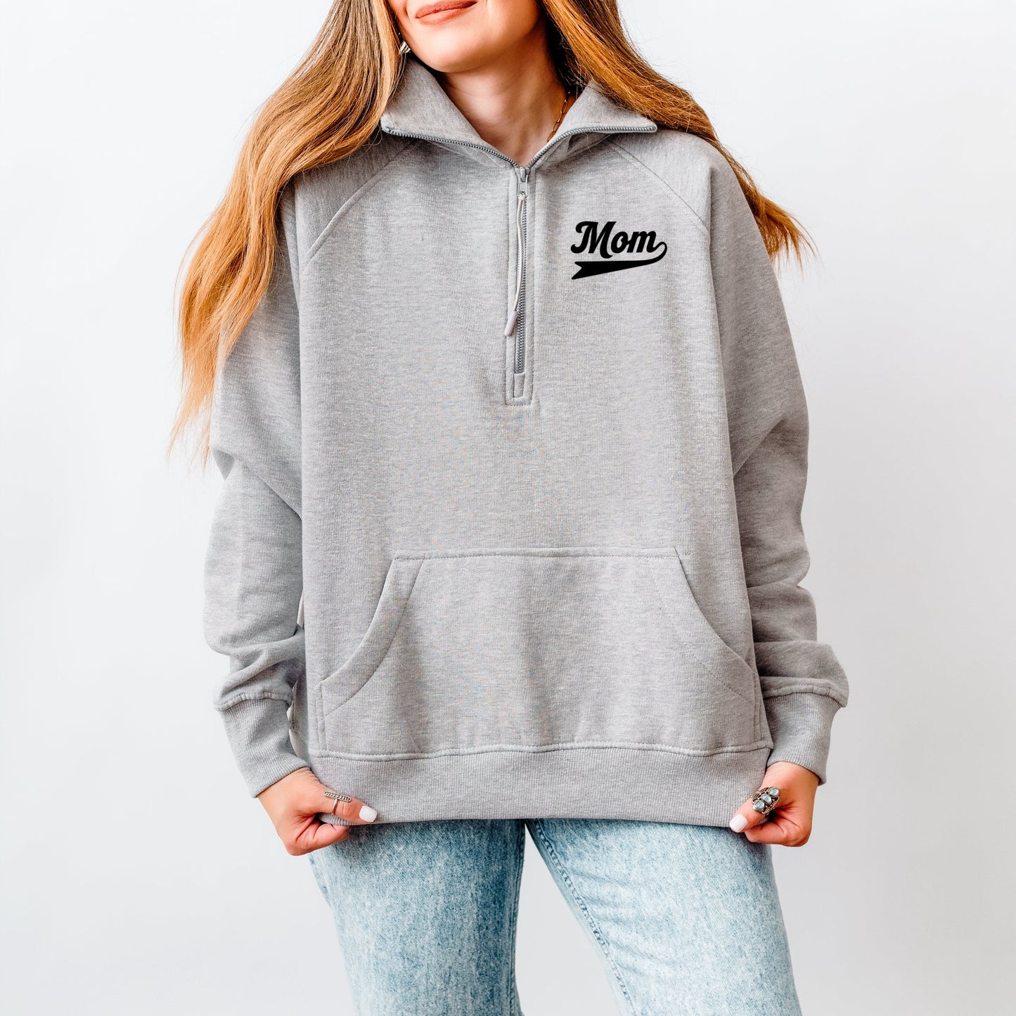 Motherhood University Jersey  - Quarter Zip Fleece