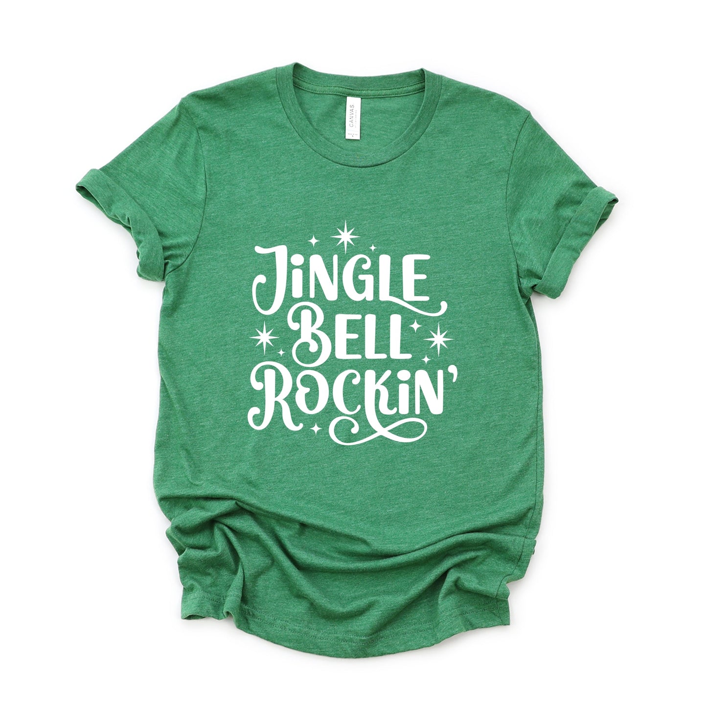 Jingle Bell Rockin' Sparkle - Womens Short Sleeve Tee