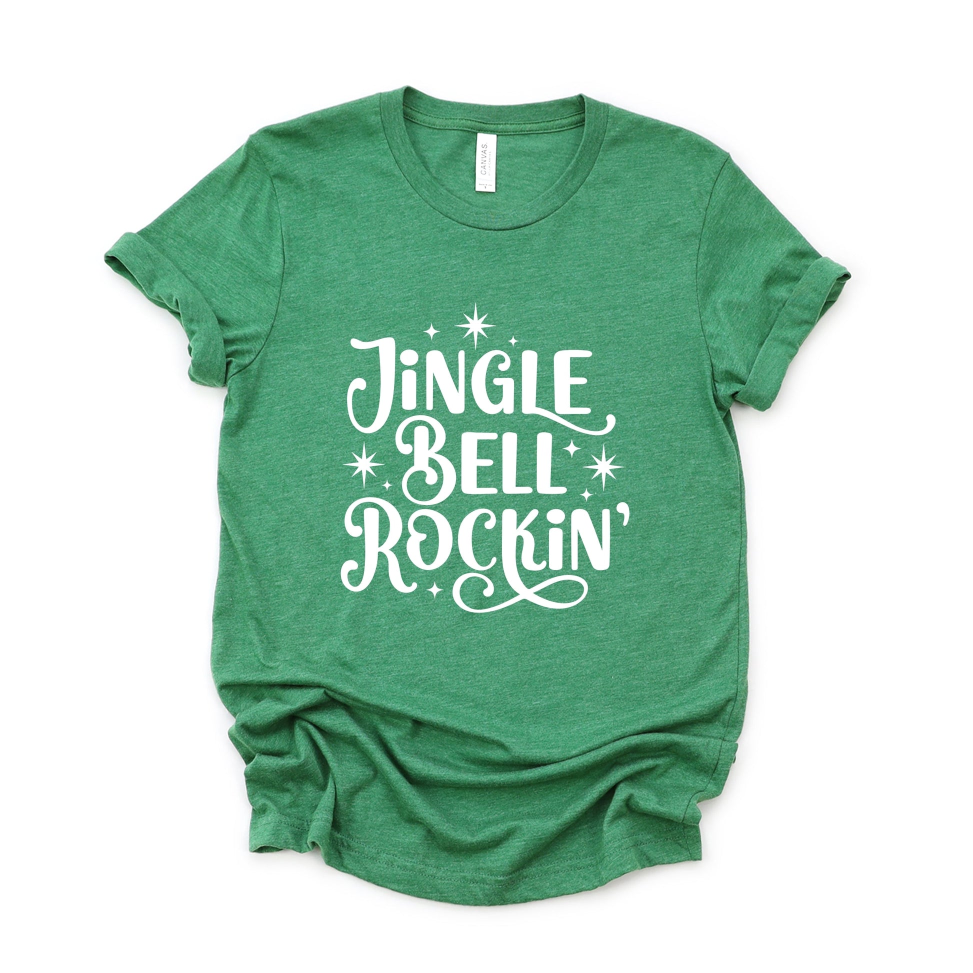 Jingle Bell Rockin' Sparkle - Womens Short Sleeve Tee