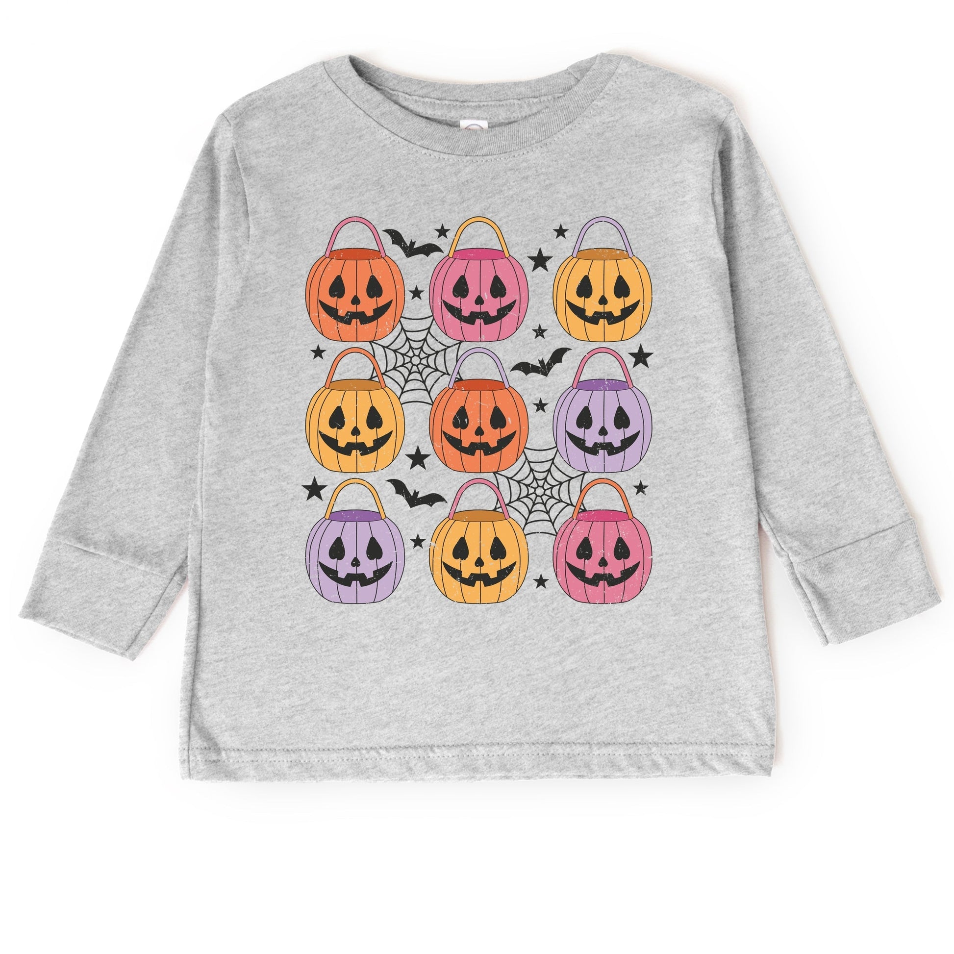 Pumpkin Basket Chart  - Toddler Long Sleeve Graphic Tee and Youth Long Sleeve Graphic T-Shirt