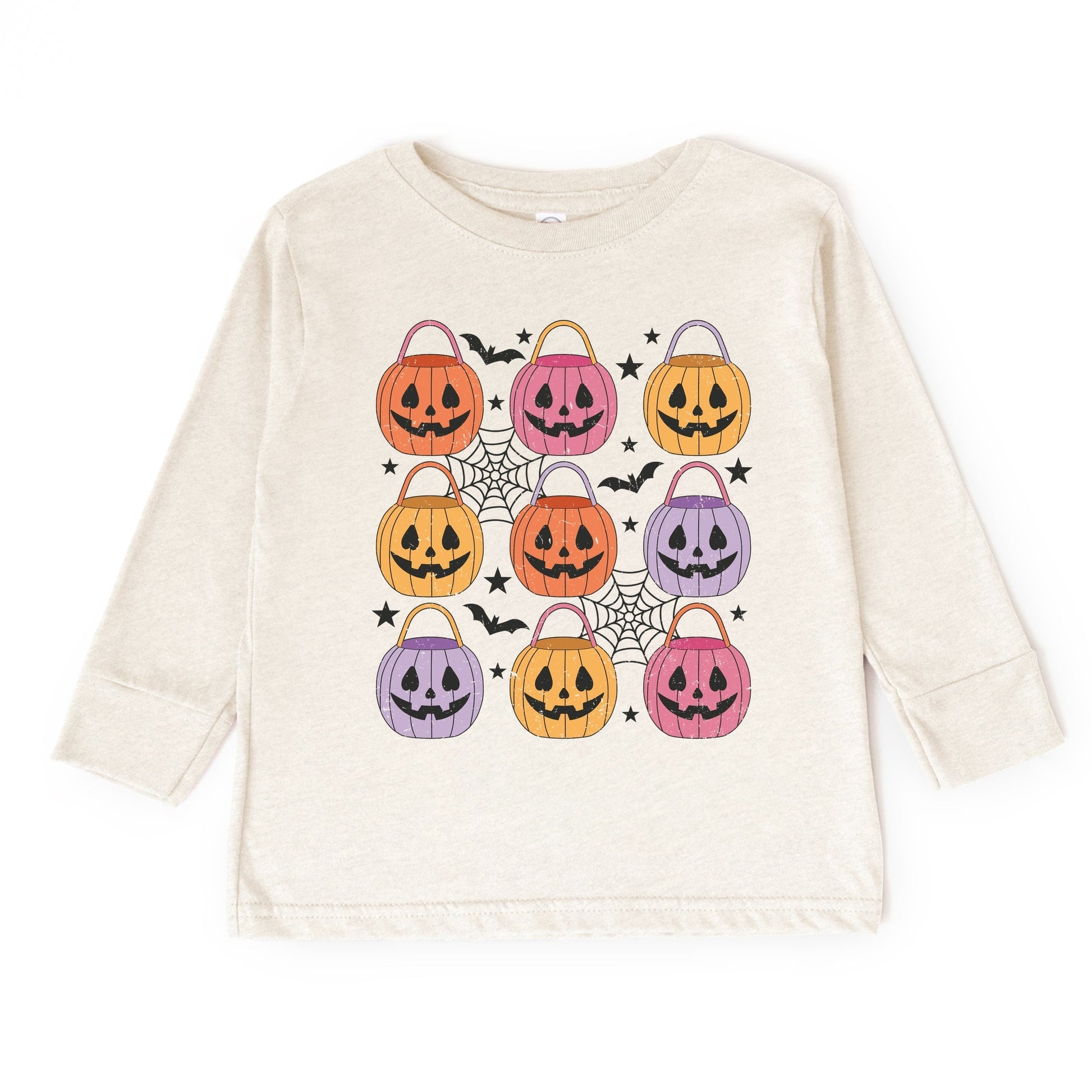 Pumpkin Basket Chart  - Toddler Long Sleeve Graphic Tee and Youth Long Sleeve Graphic T-Shirt