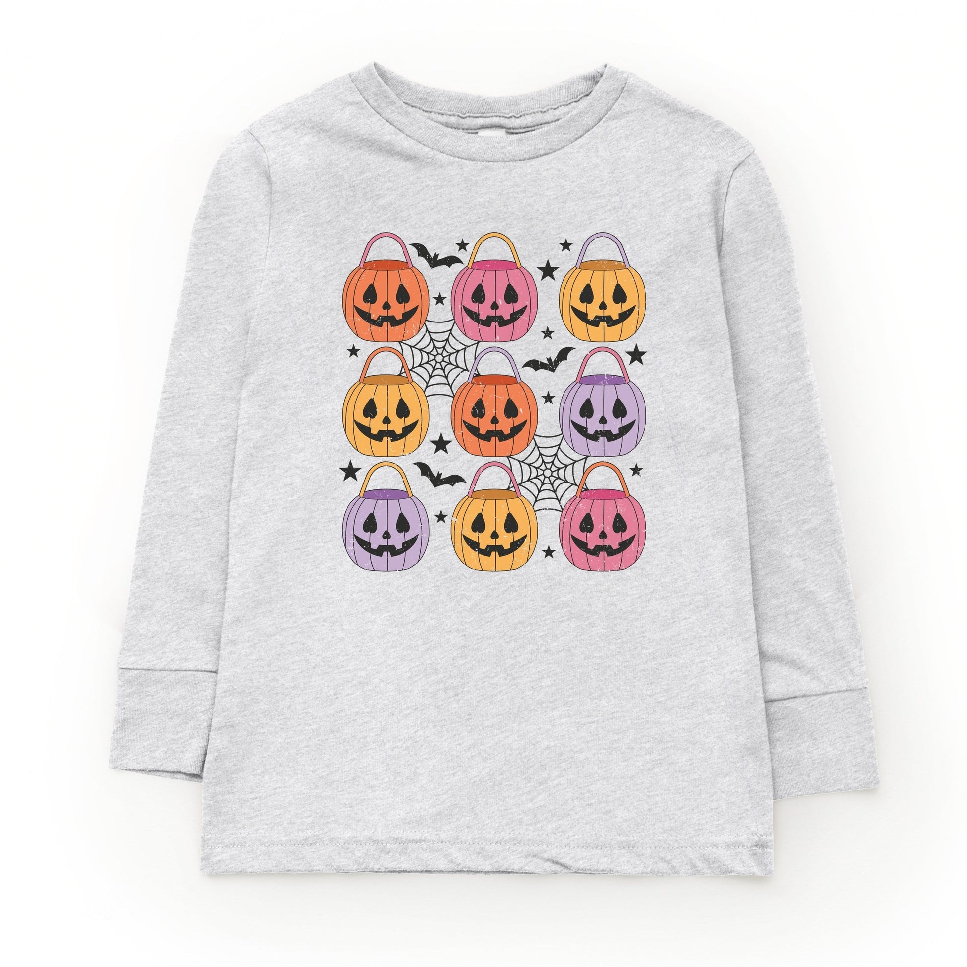 Pumpkin Basket Chart  - Toddler Long Sleeve Graphic Tee and Youth Long Sleeve Graphic T-Shirt