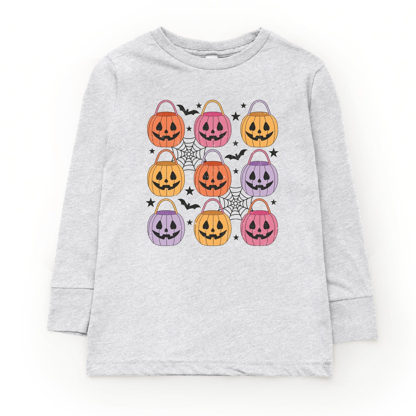 Pumpkin Basket Chart  - Toddler Long Sleeve Graphic Tee and Youth Long Sleeve Graphic T-Shirt