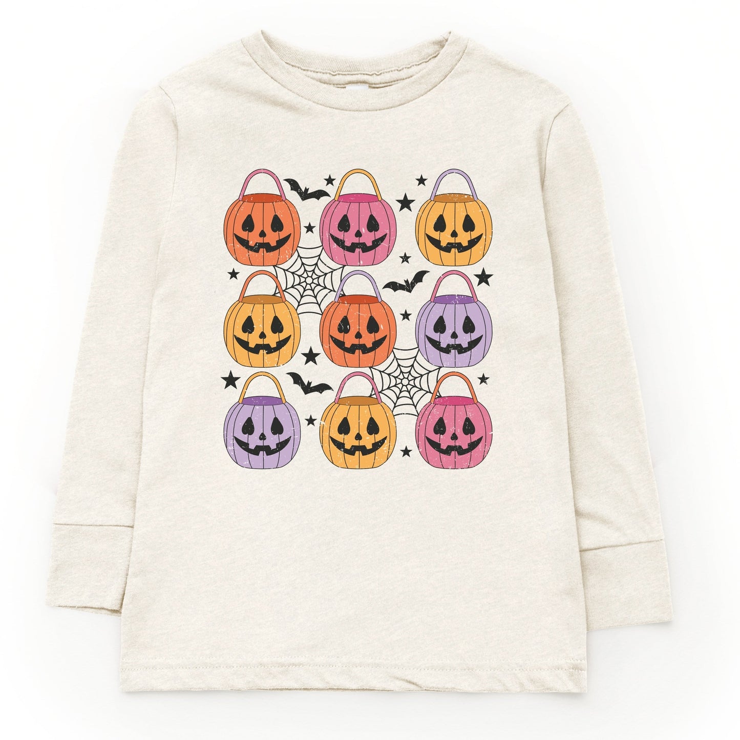 Pumpkin Basket Chart  - Toddler Long Sleeve Graphic Tee and Youth Long Sleeve Graphic T-Shirt