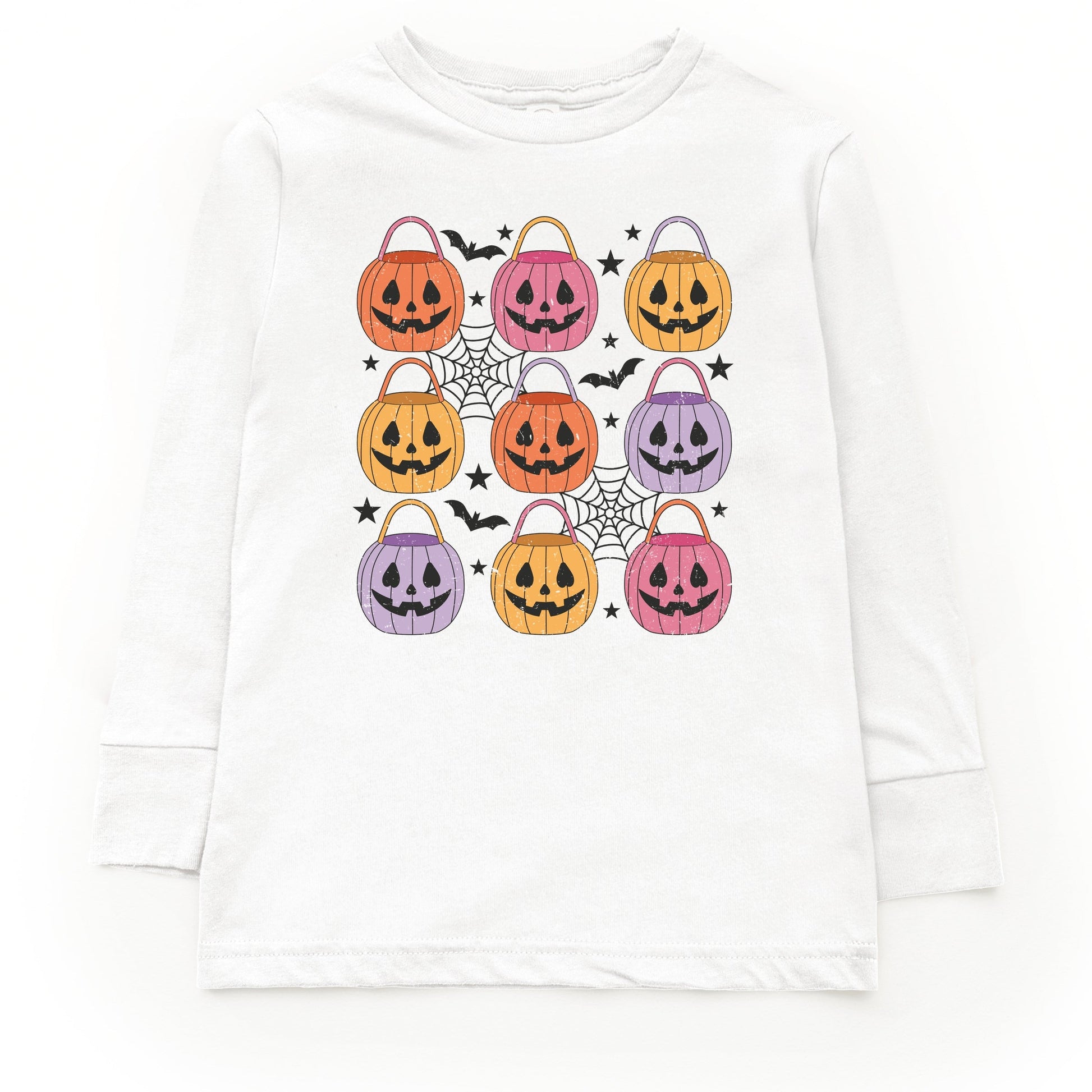 Pumpkin Basket Chart  - Toddler Long Sleeve Graphic Tee and Youth Long Sleeve Graphic T-Shirt
