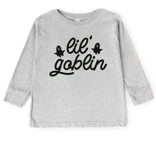 Lil' Goblin Ghosts - Toddler Long Sleeve Graphic Tee and Youth Long Sleeve Graphic T-Shirt