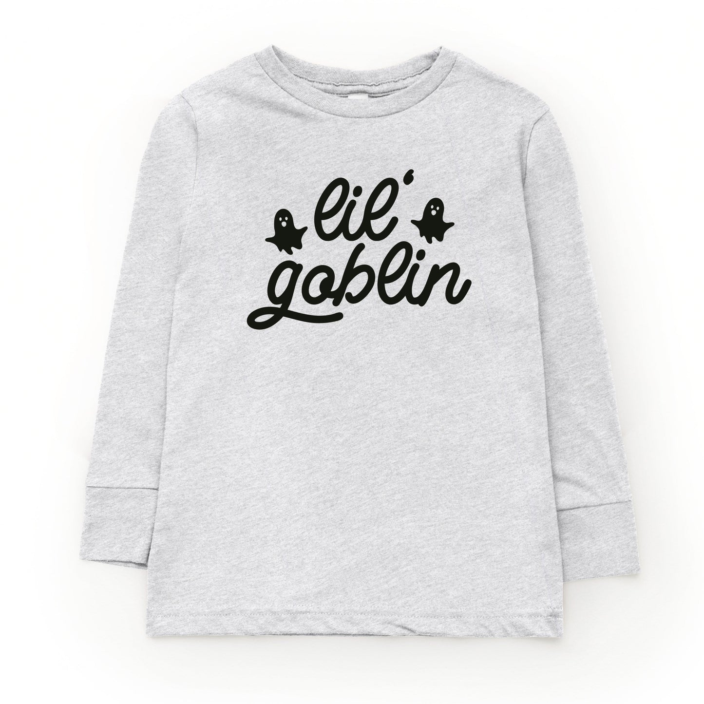 Lil' Goblin Ghosts - Toddler Long Sleeve Graphic Tee and Youth Long Sleeve Graphic T-Shirt