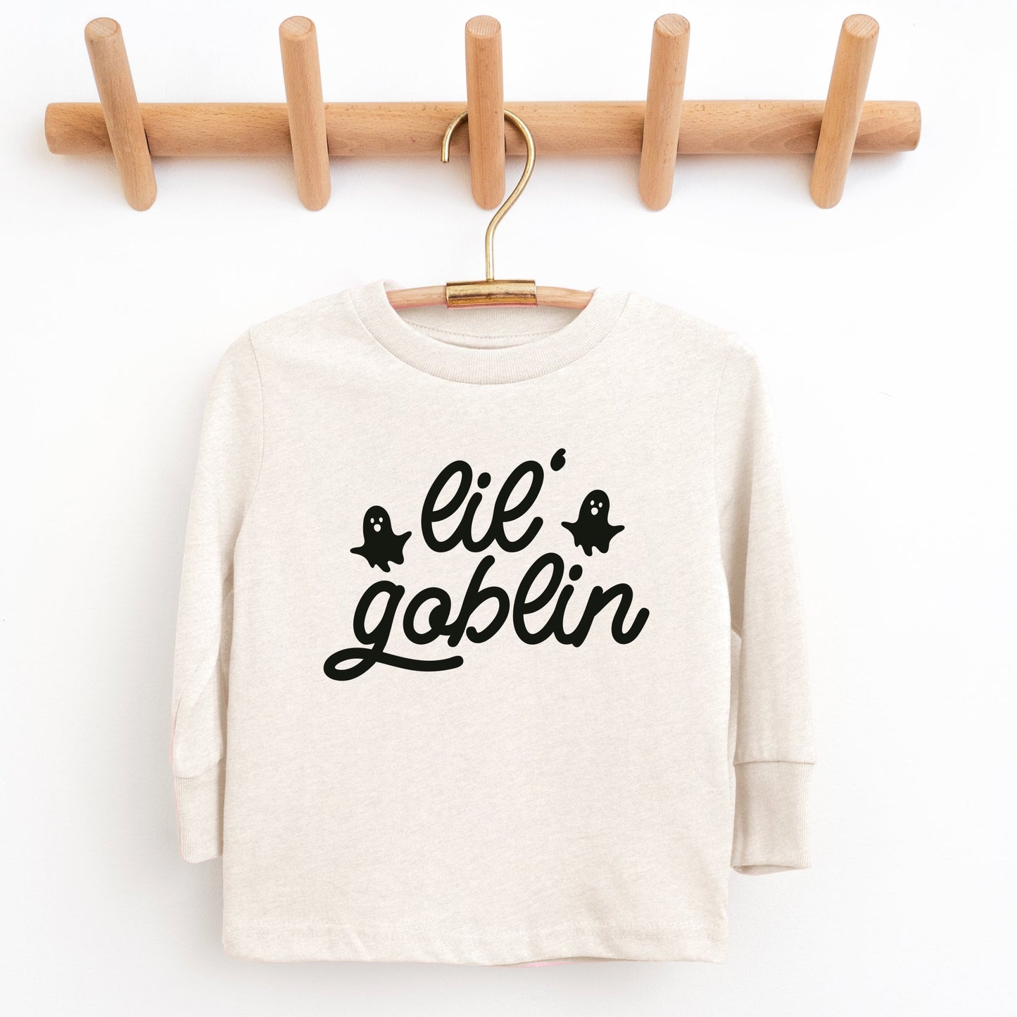 Lil' Goblin Ghosts - Toddler Long Sleeve Graphic Tee and Youth Long Sleeve Graphic T-Shirt