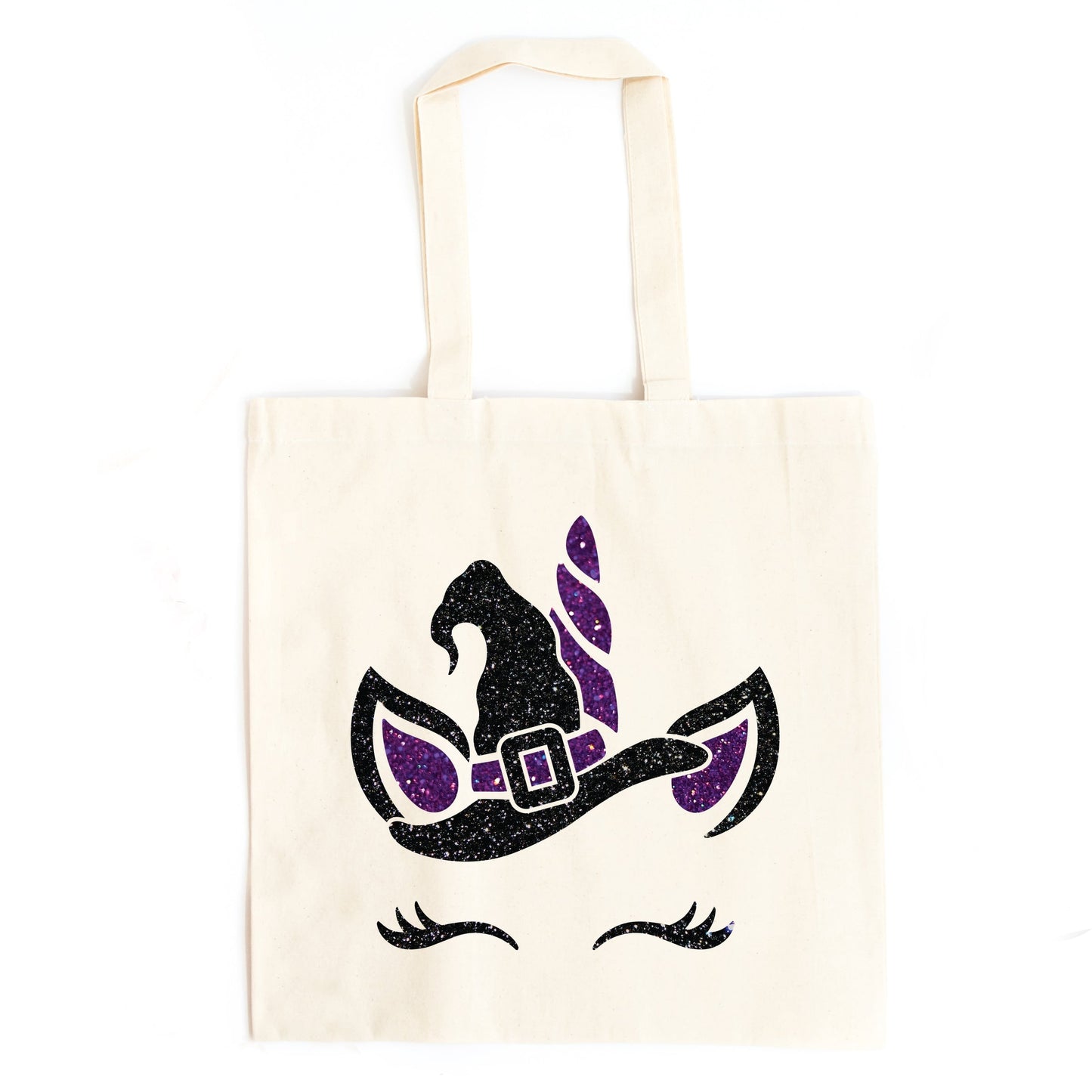 Unicorn Witch Glitter - Canvas Tote