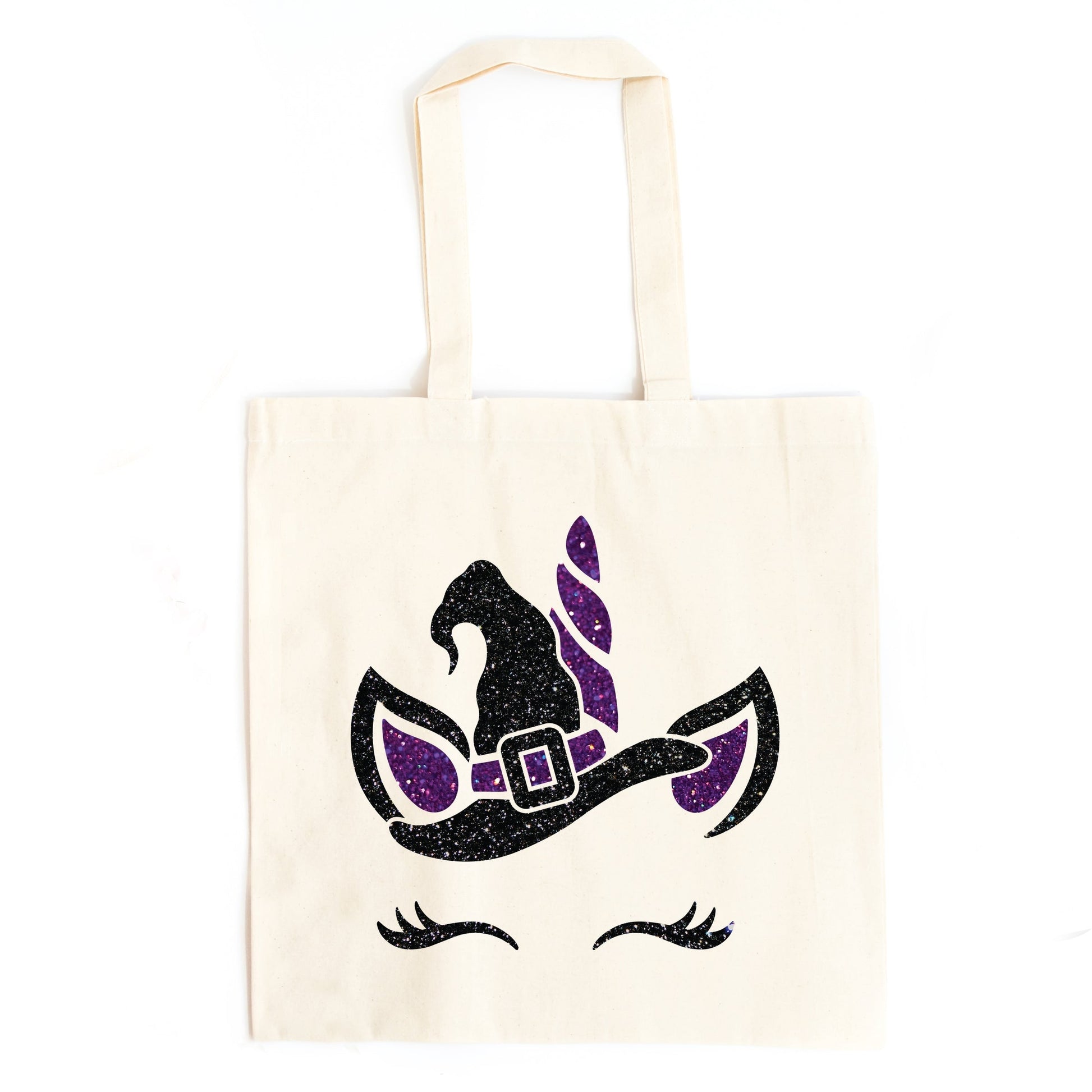 Unicorn Witch Glitter - Canvas Tote