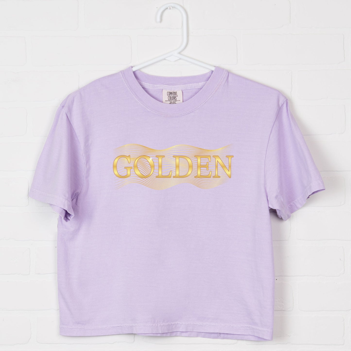Golden - Boxy Crop Top