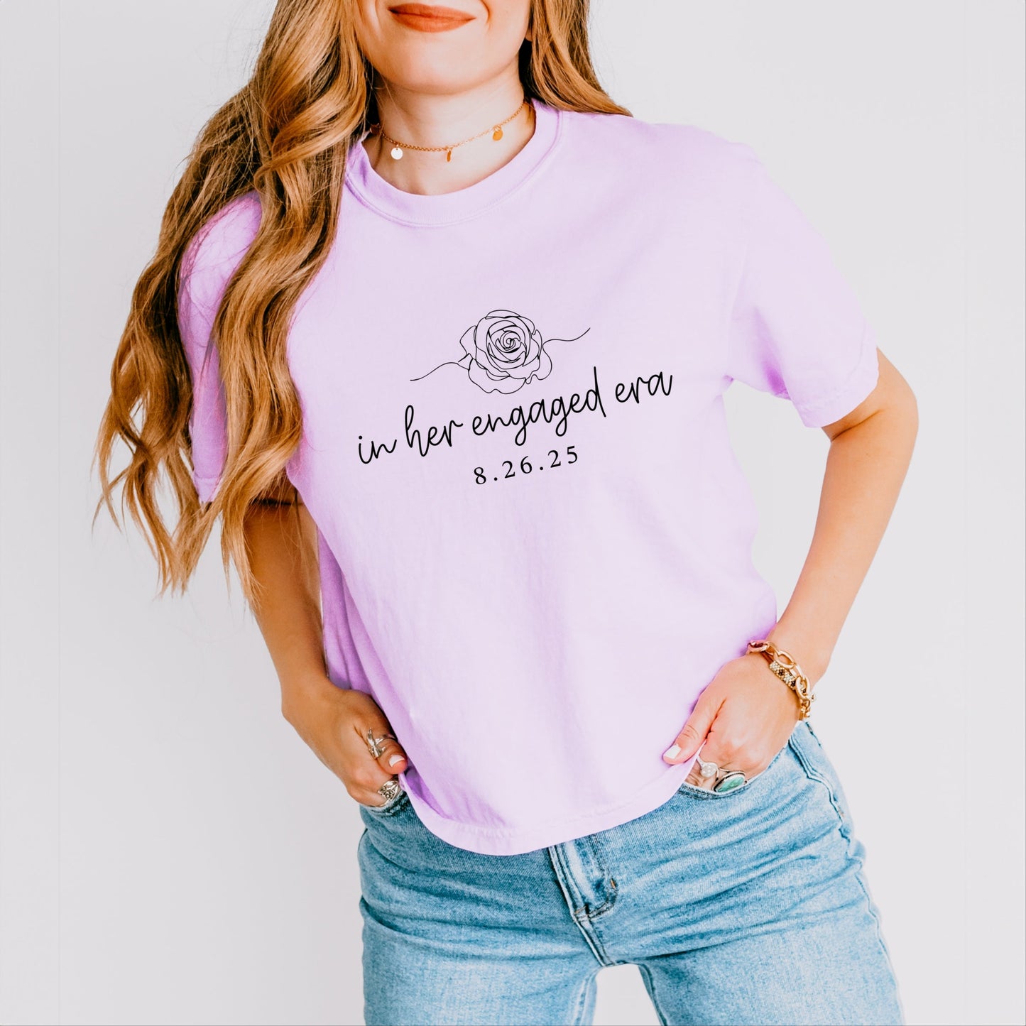 In Her Engaged Era - Women's Boxy Crop Top