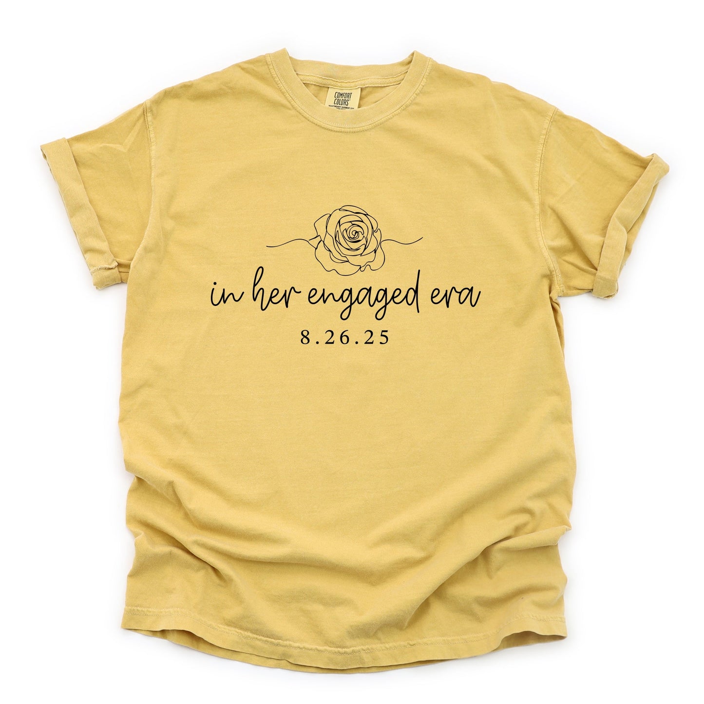 In Her Engaged Era - Womens Garment Dyed Tee