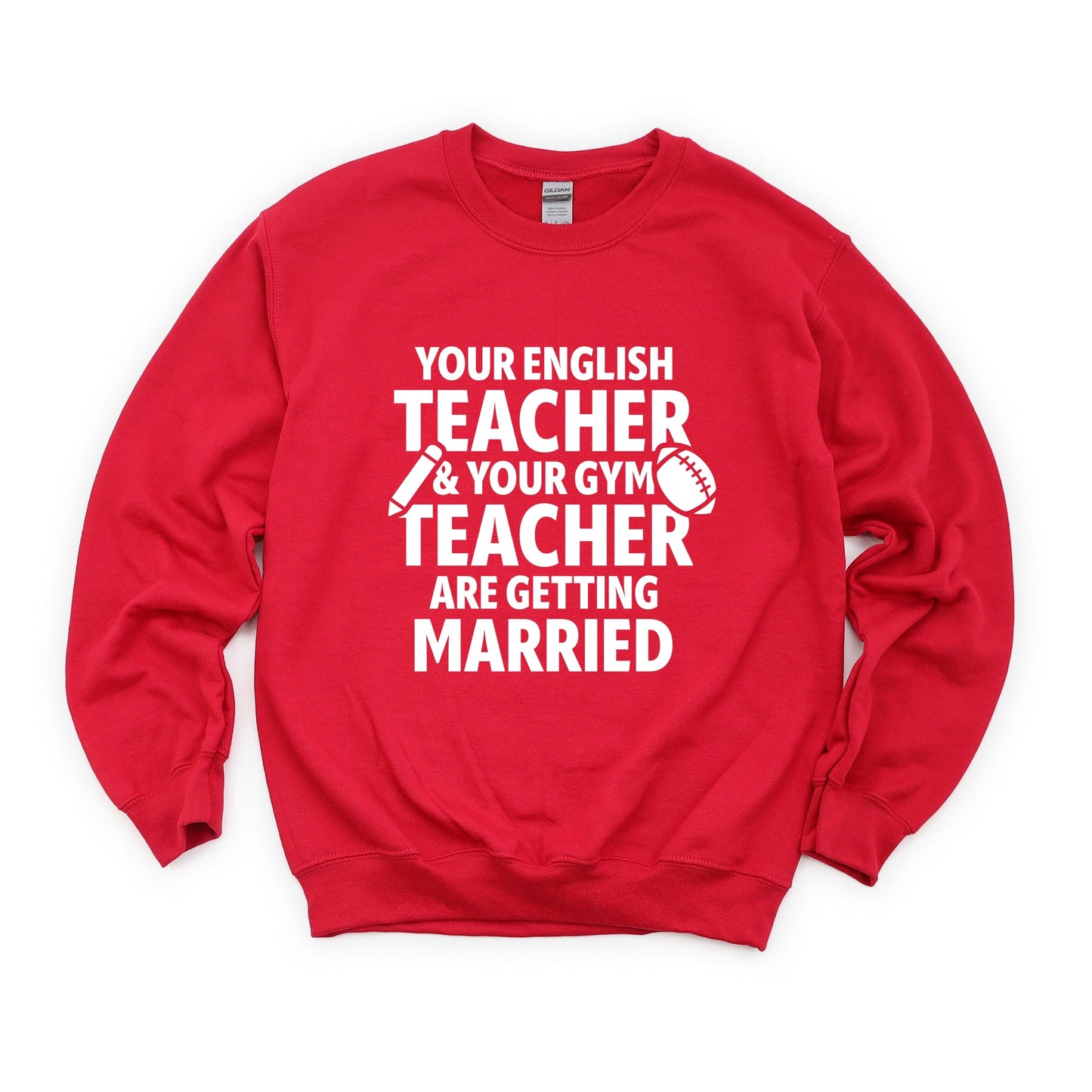 Your English Teacher and Your Gym Teacher Block - Women's Sweatshirt