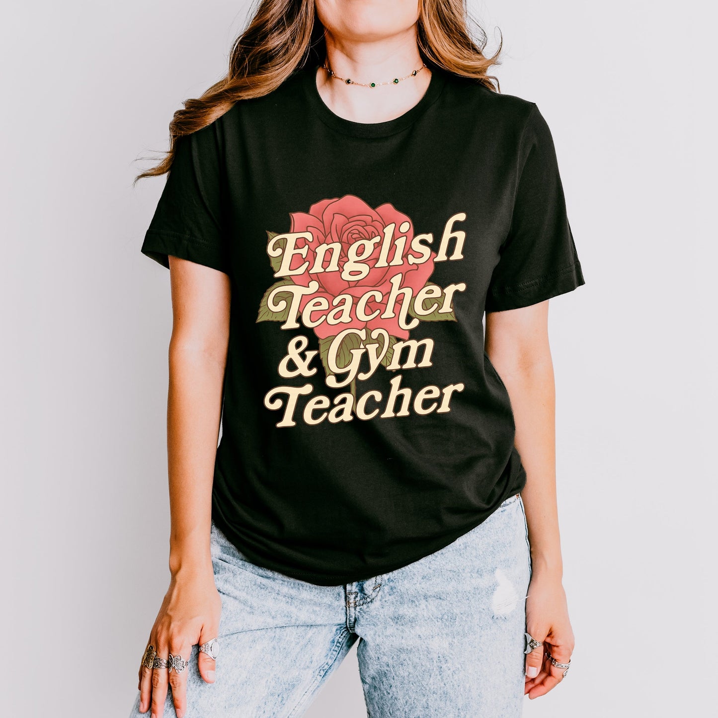 English Teacher + Gym Teacher Rose - Women's Short Sleeve Tee