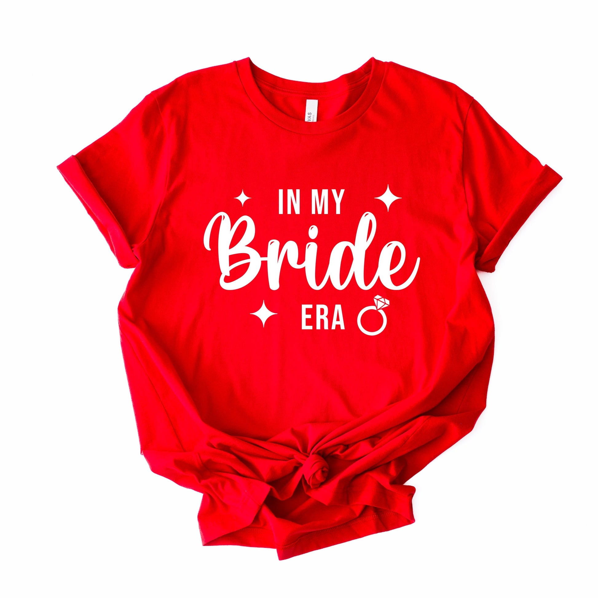 In My Bride Era Sparkles - Womens Short Sleeve Tee