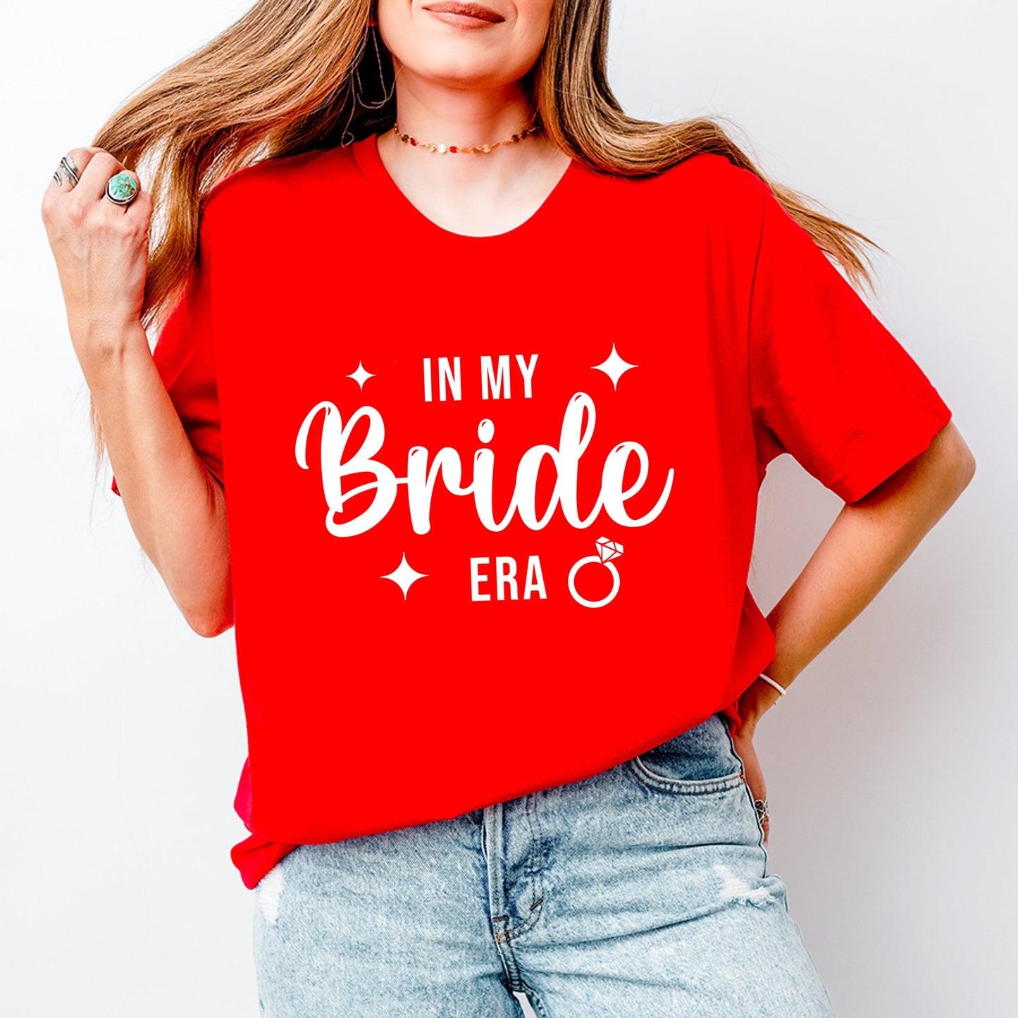 In My Bride Era Sparkles - Women's Short Sleeve Tee