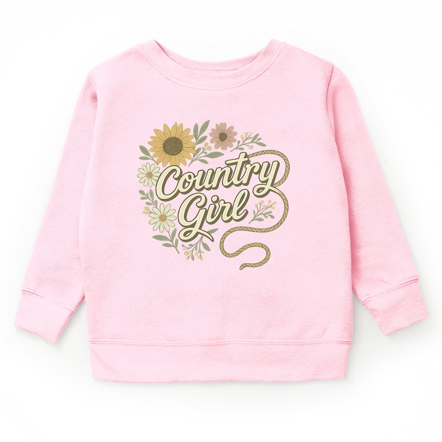 Country Girl Rope Watercolor  - Youth Graphic Sweatshirt