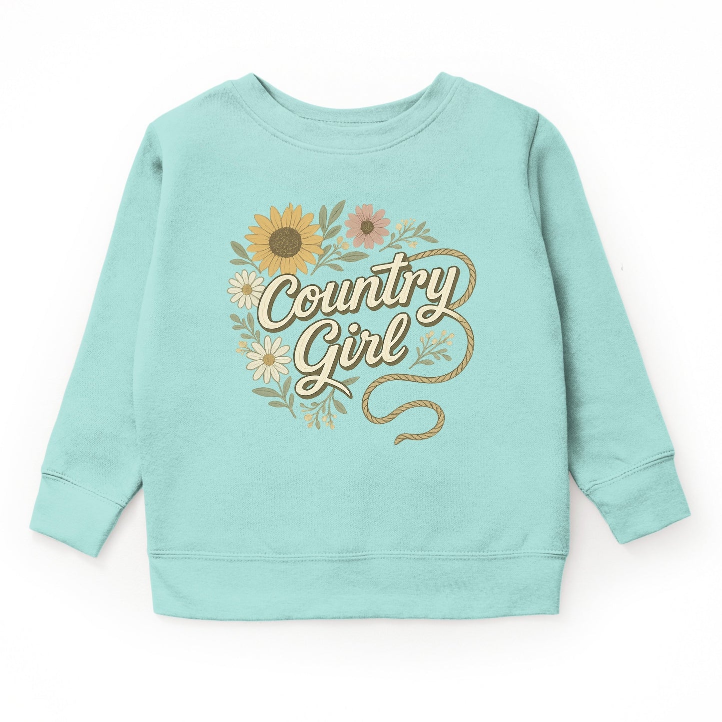 Country Girl Rope Watercolor  - Youth Graphic Sweatshirt