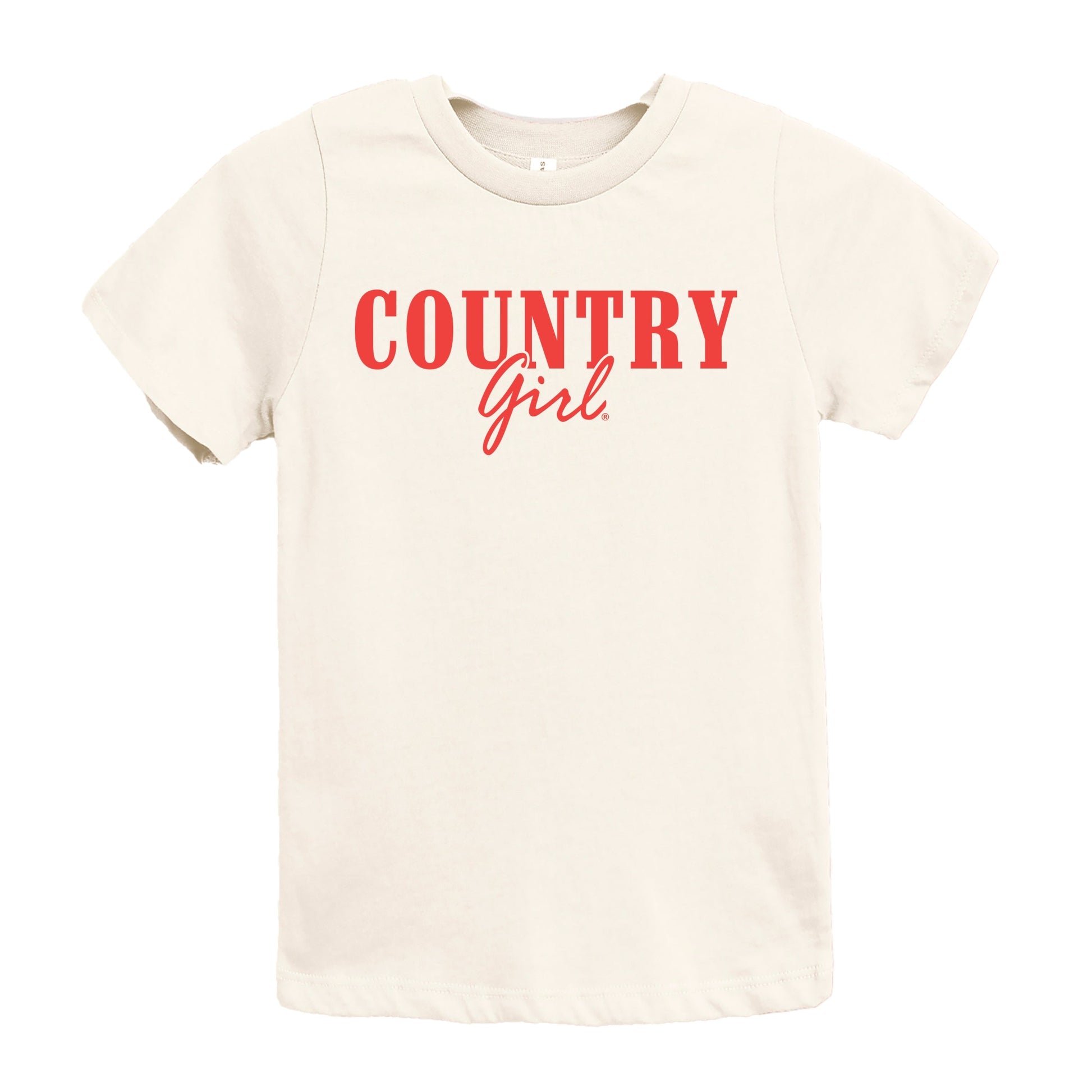 Country Girl Puff Print - Youth Short Sleeve Graphic T-Shirt