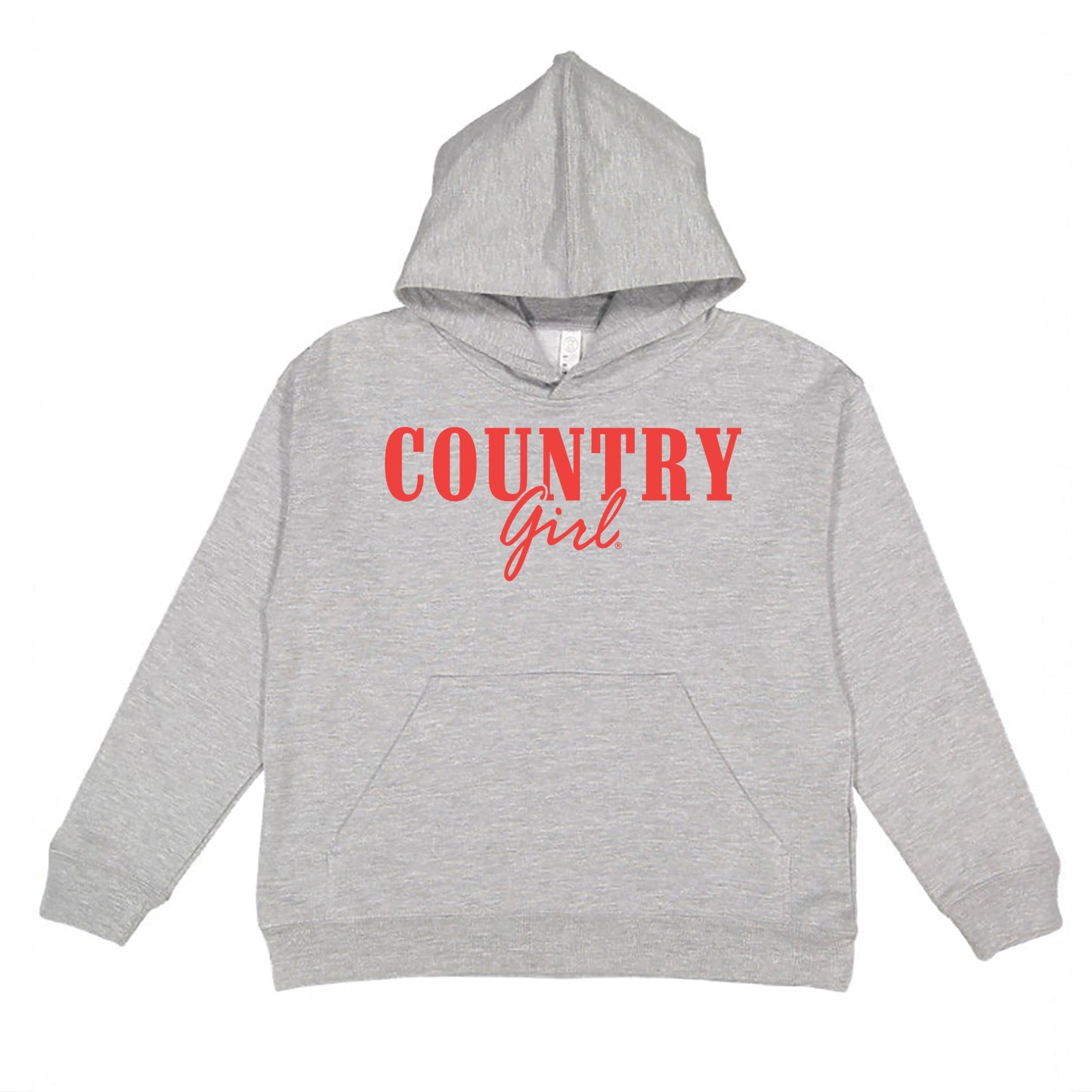 Country Girl Puff Print - Youth Graphic Hoodie