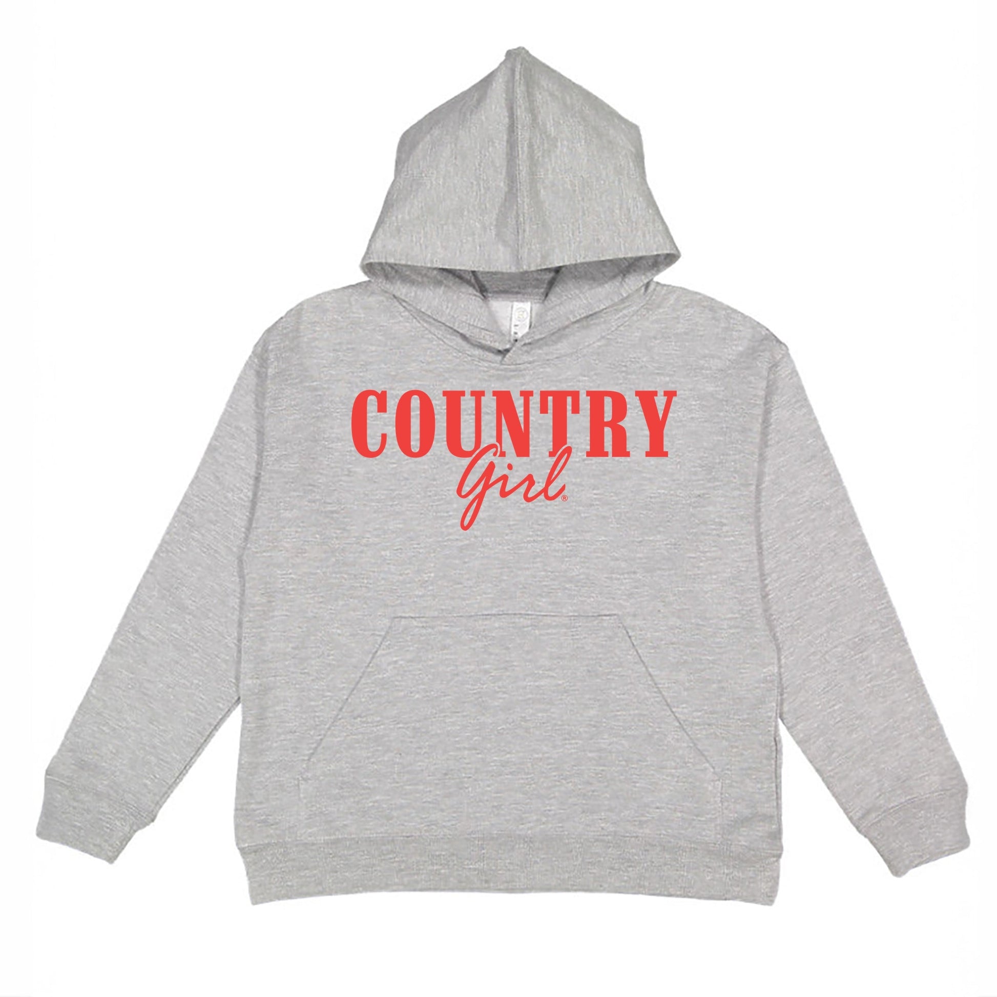 Country Girl Puff Print - Youth Graphic Hoodie