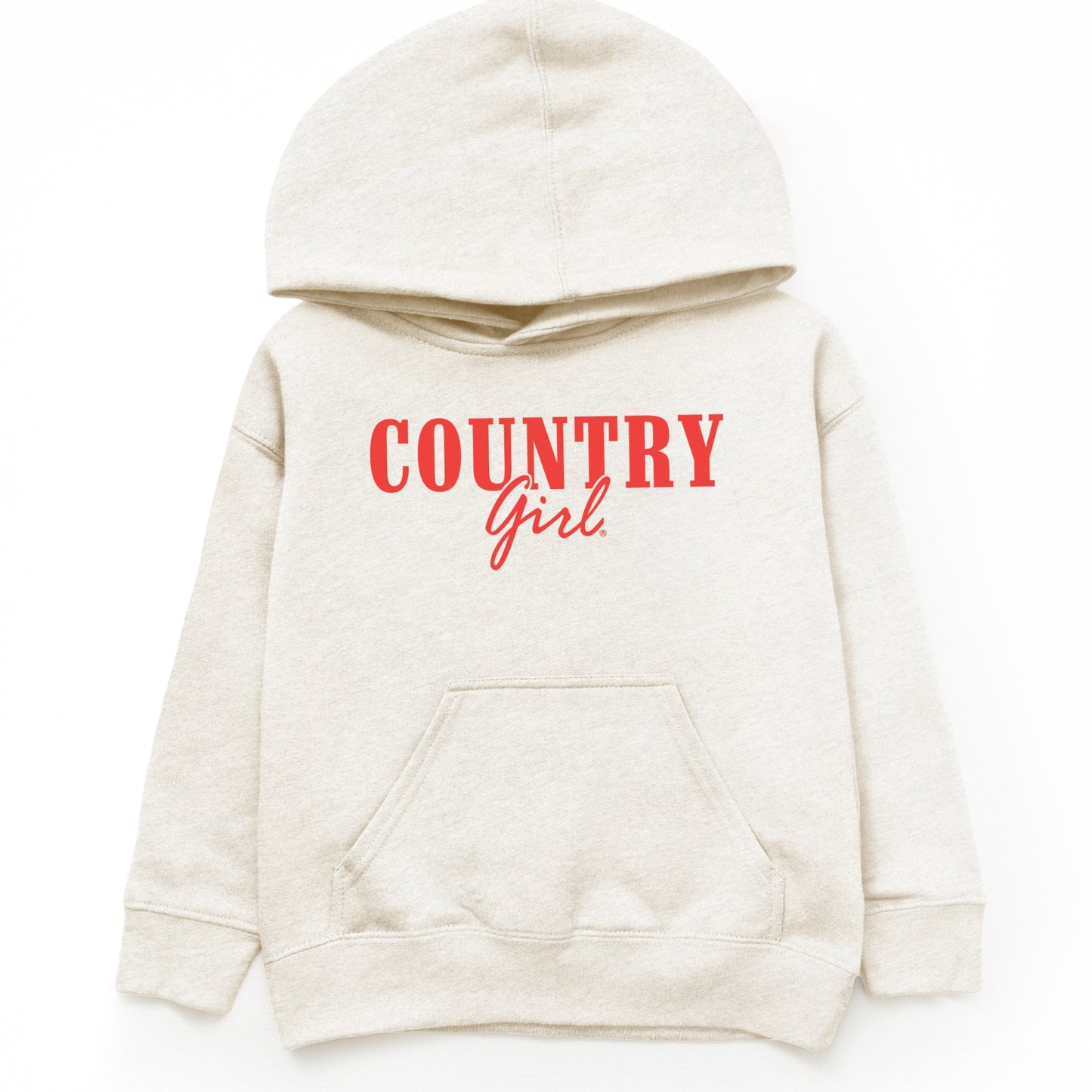 Country Girl Puff Print - Youth Graphic Hoodie