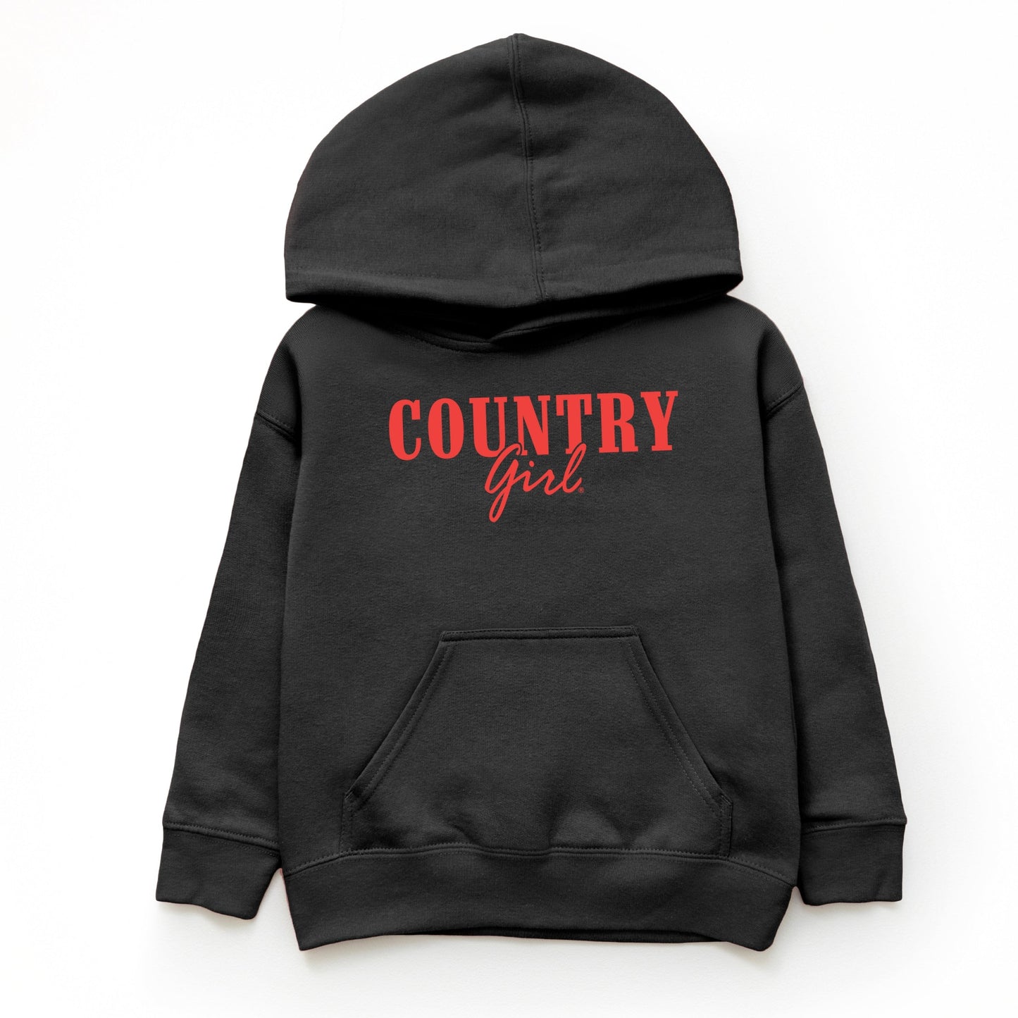 Country Girl Puff Print - Youth Graphic Hoodie