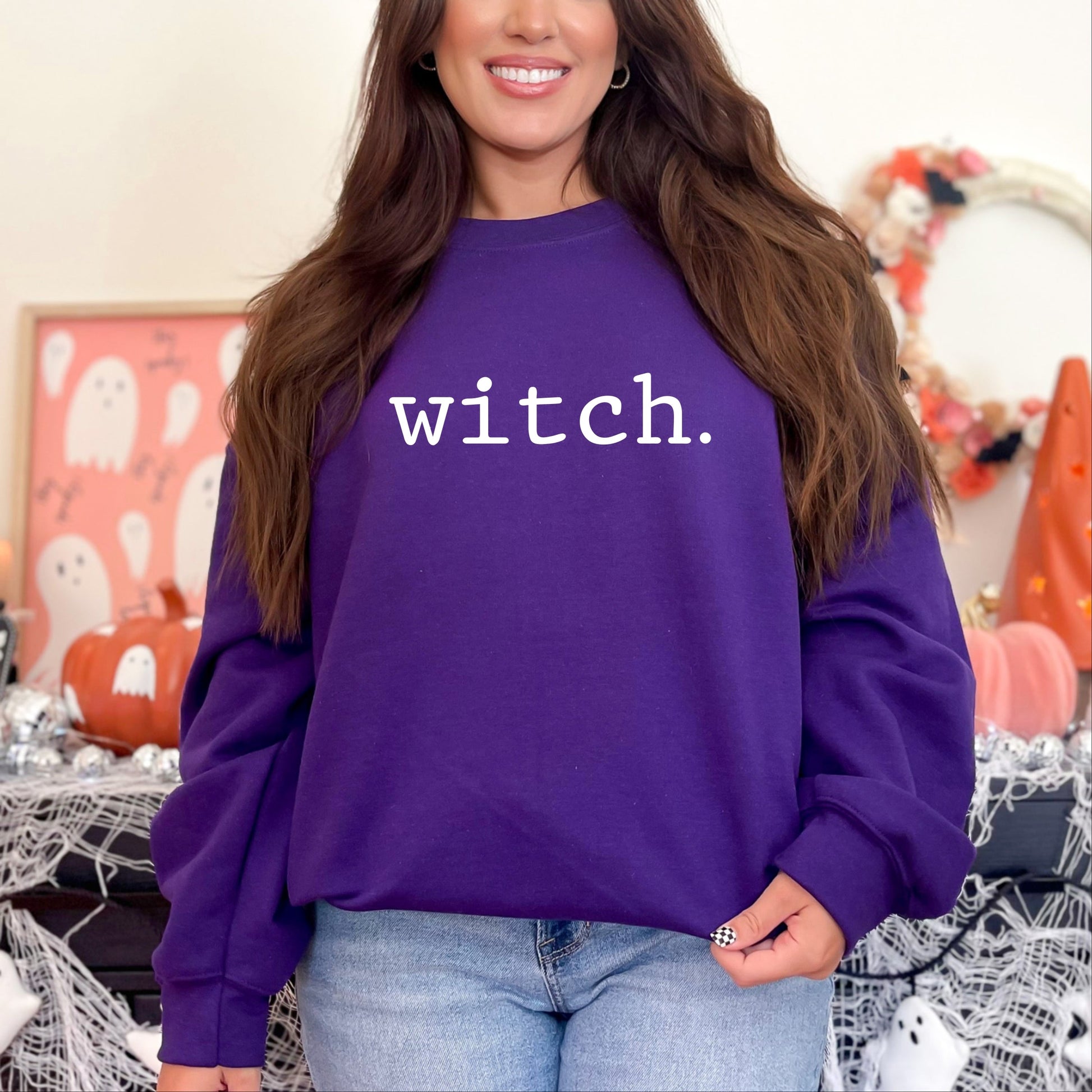 Witch Typewriter - Women's Graphic Sweatshirt