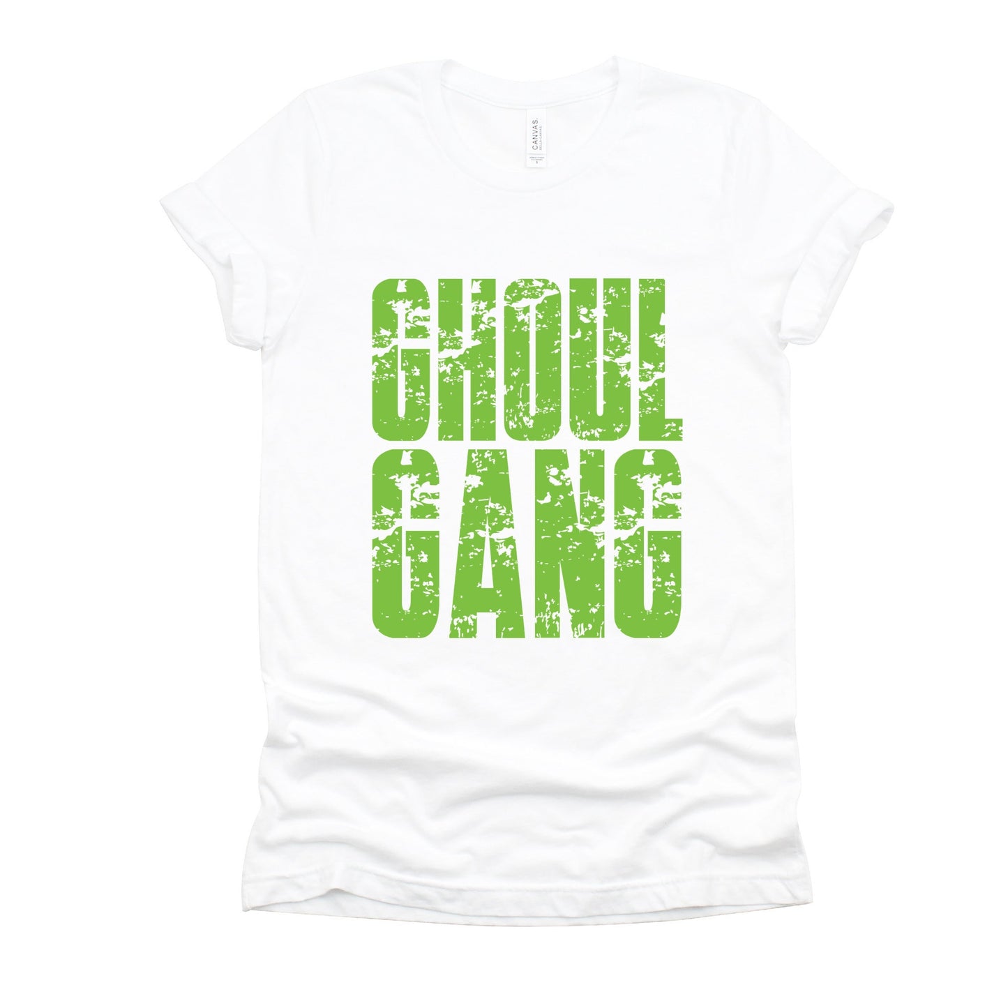 Ghoul Gang Block Distressed - Women's Short Sleeve Graphic T-Shirt
