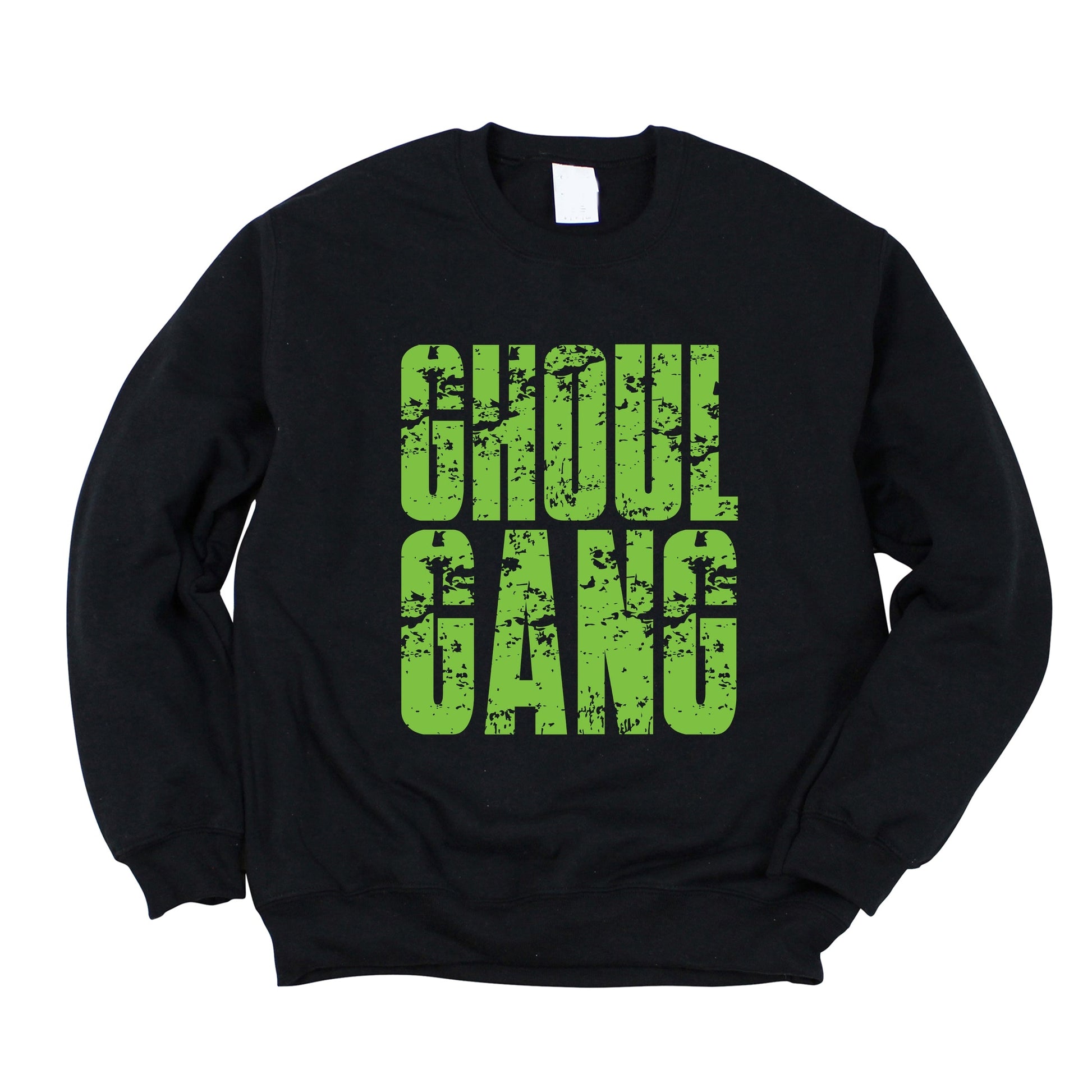 Ghoul Gang Block Distressed - Women's Graphic Sweatshirt