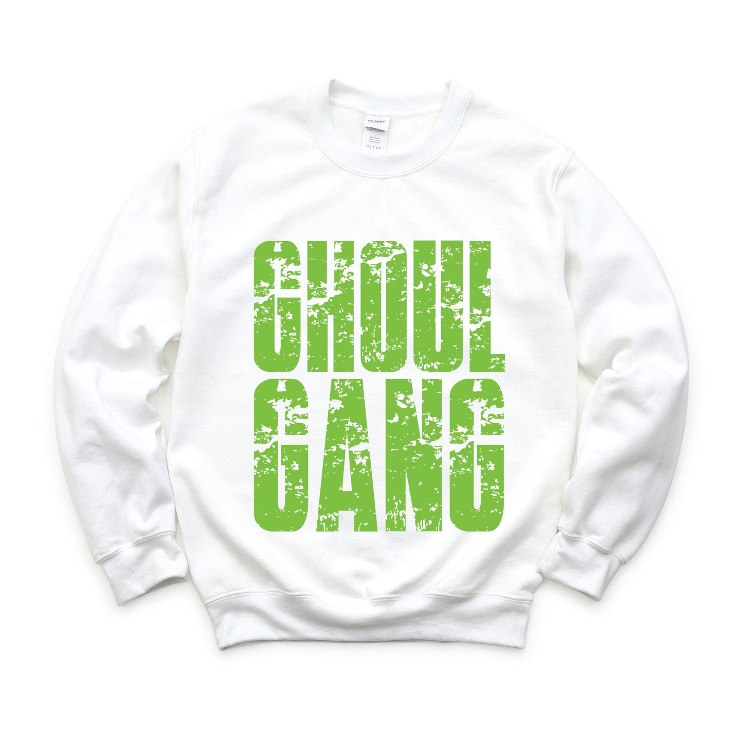 Ghoul Gang Block Distressed - Women's Graphic Sweatshirt