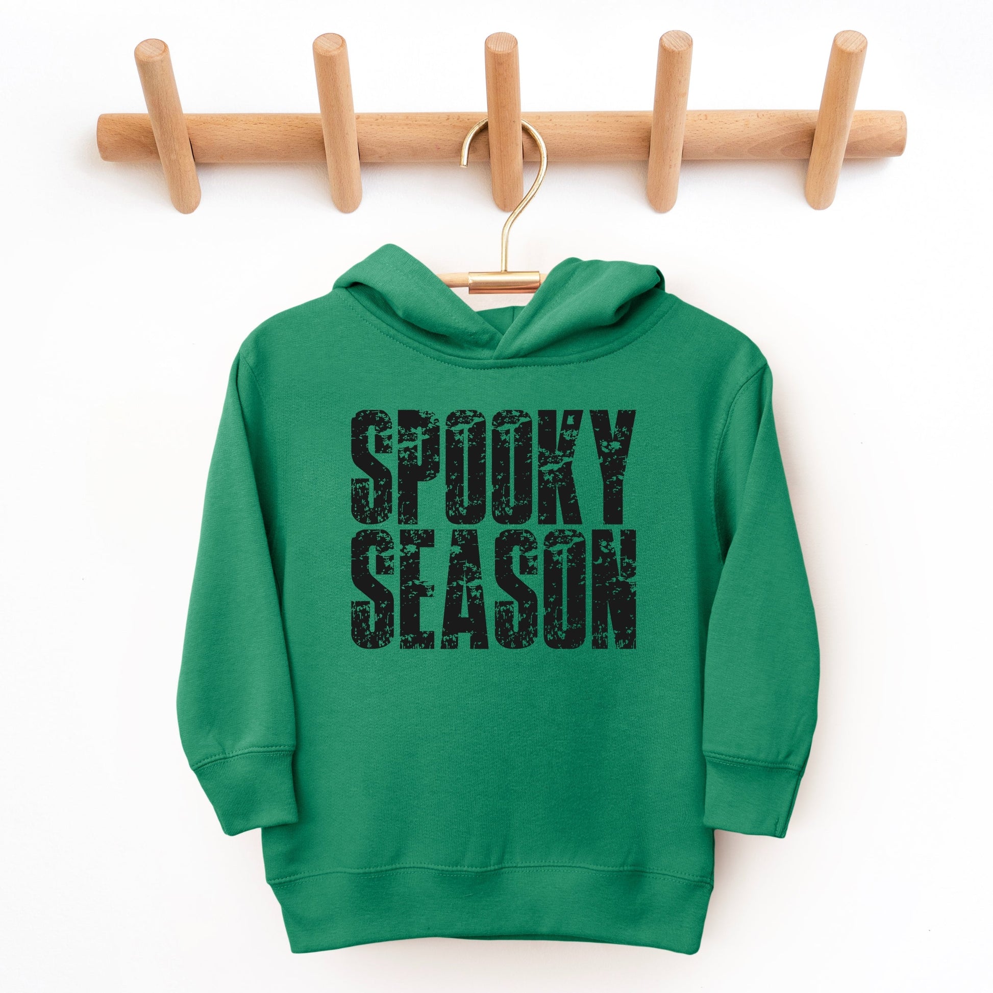 Spooky Season Block Distressed - Toddler Hoodie