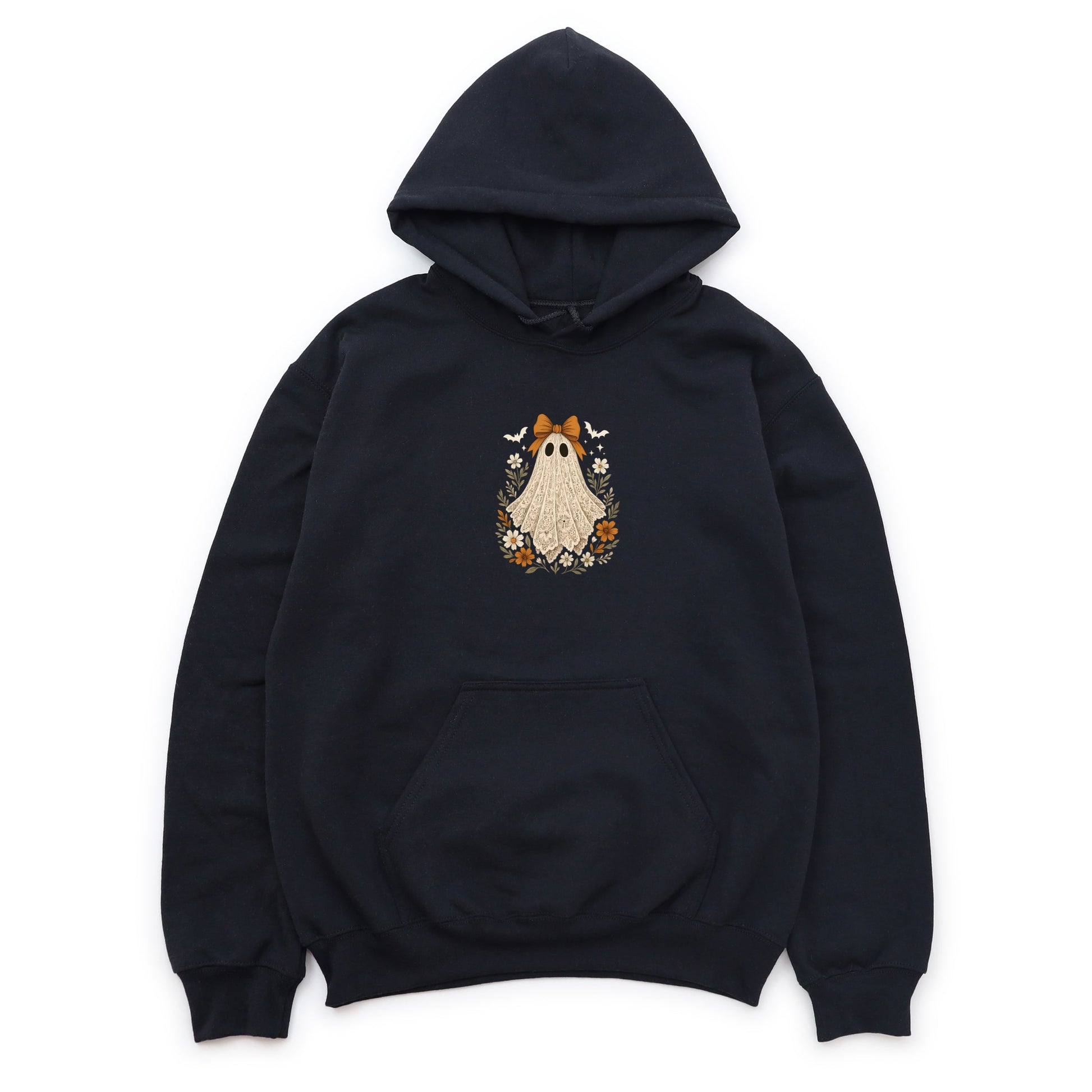 Coquette Lace Ghost  - Women's Graphic Hoodie