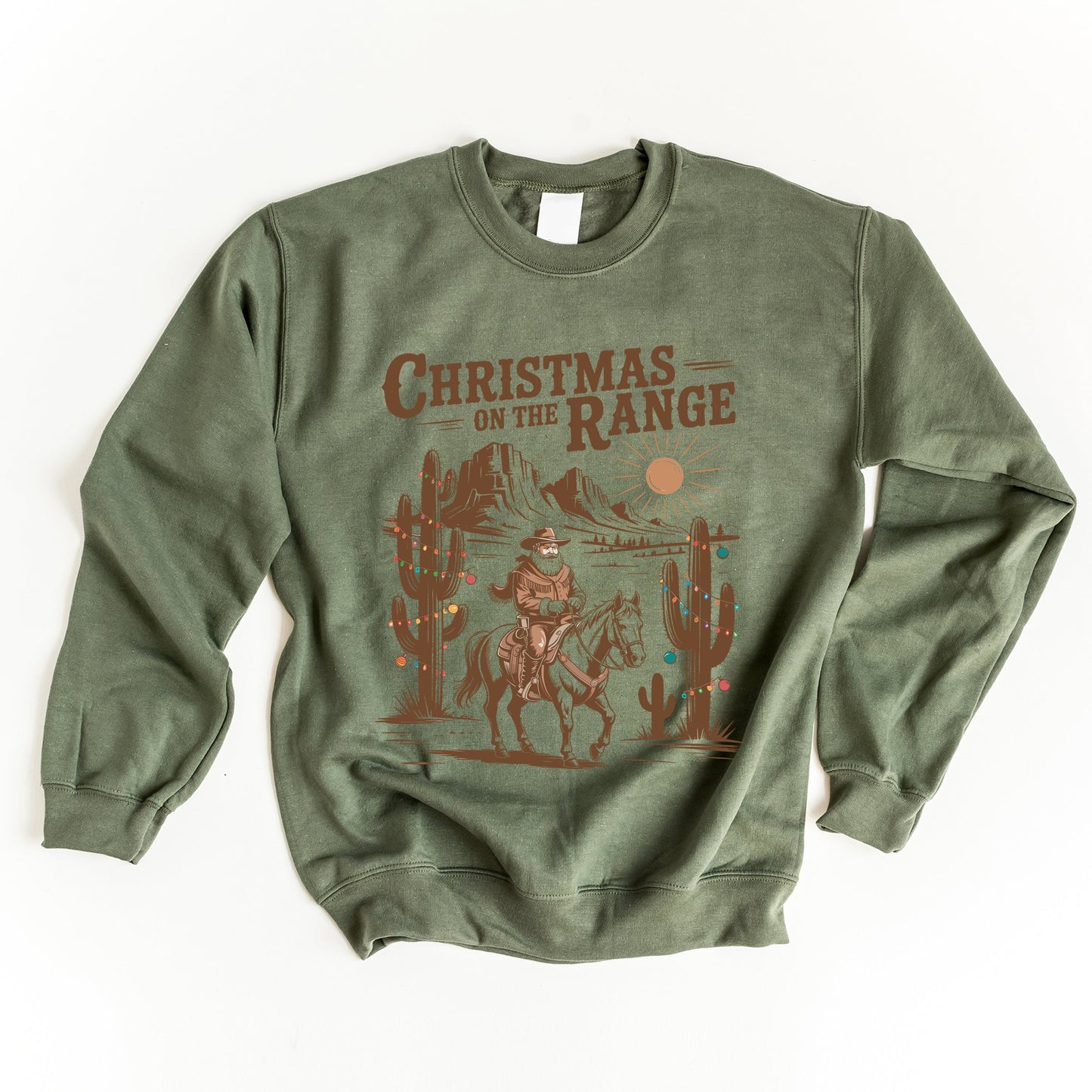 Christmas on the Range - Women's Graphic Sweatshirt
