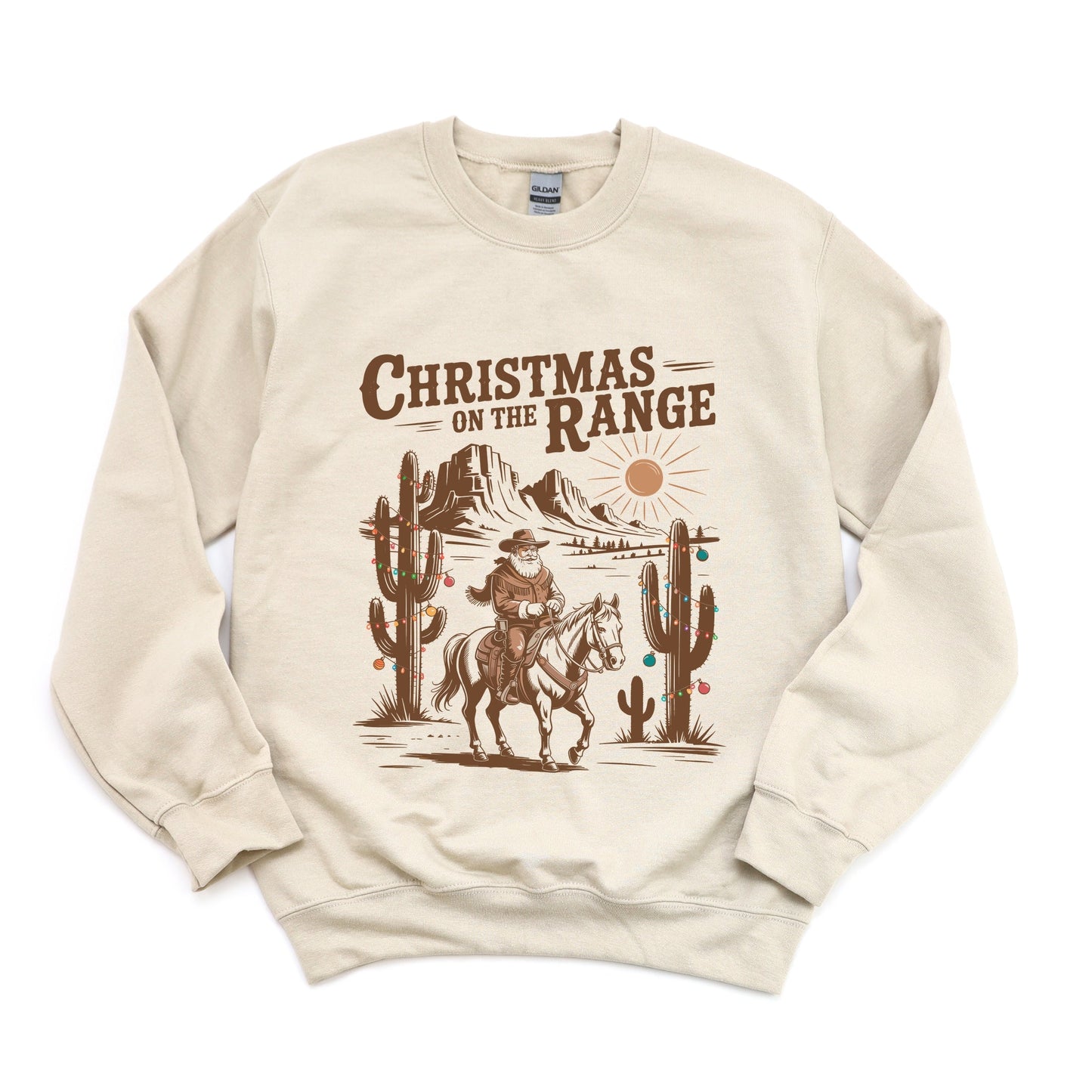 Christmas on the Range - Women's Graphic Sweatshirt
