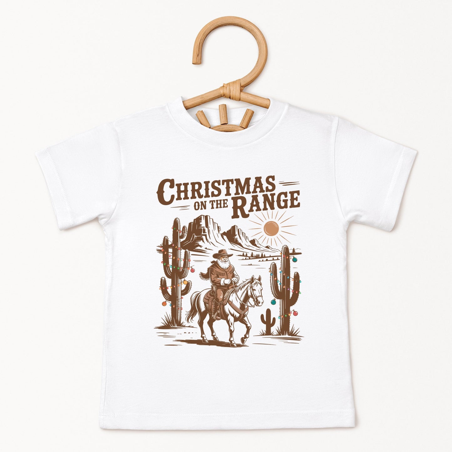 Christmas on the Range - Youth Short Sleeve Graphic T-Shirt and Toddler Short Sleeve Graphic T-Shirt