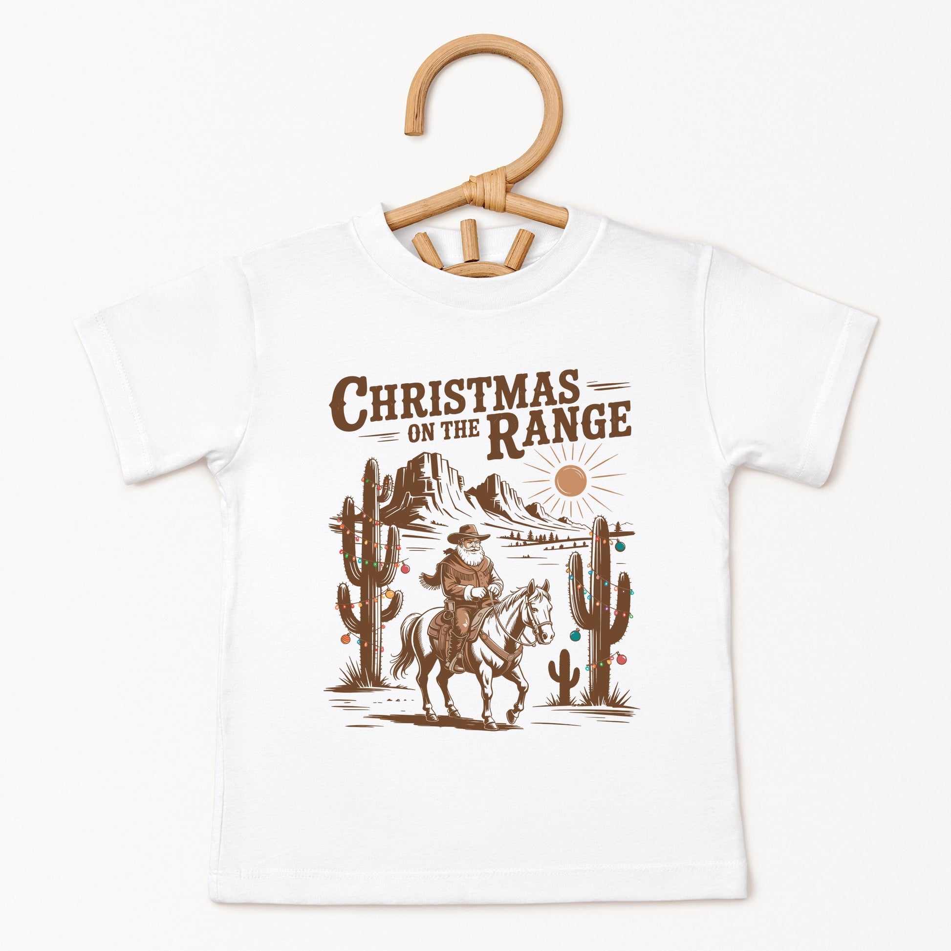 Christmas on the Range - Youth Short Sleeve Graphic T-Shirt and Toddler Short Sleeve Graphic T-Shirt
