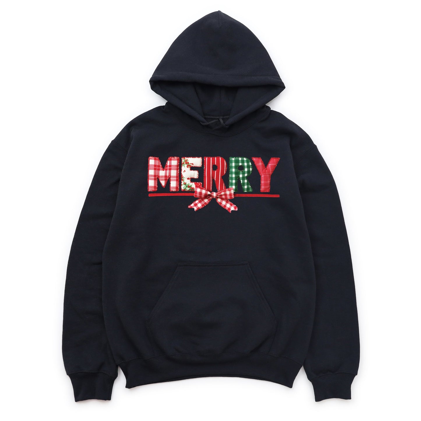 Merry Pattern Quilted Print - Women's Graphic Hoodie