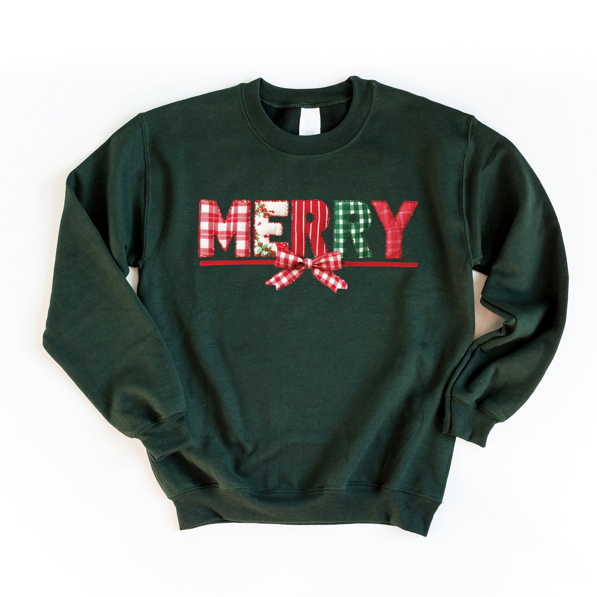 Merry Pattern Quilted Print - Women's Graphic Sweatshirt