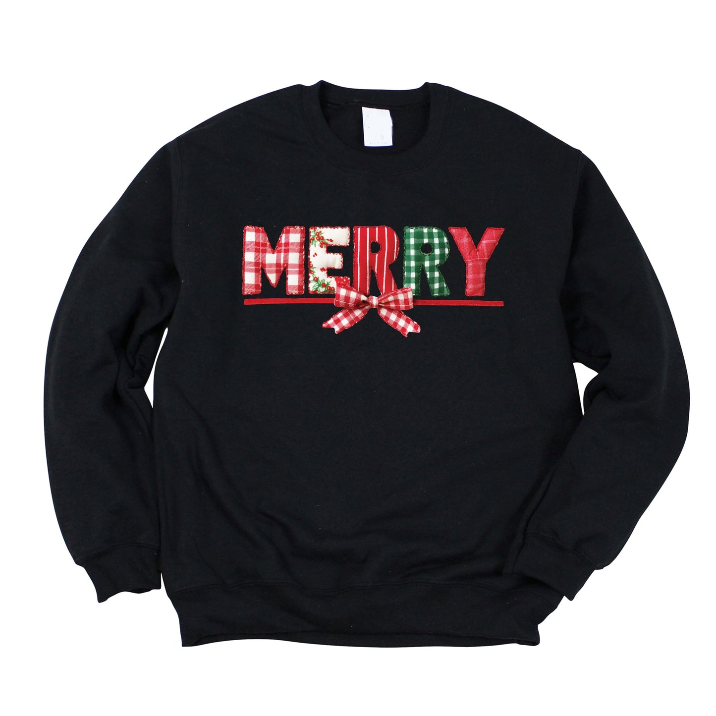 Merry Pattern Quilted Print - Women's Graphic Sweatshirt