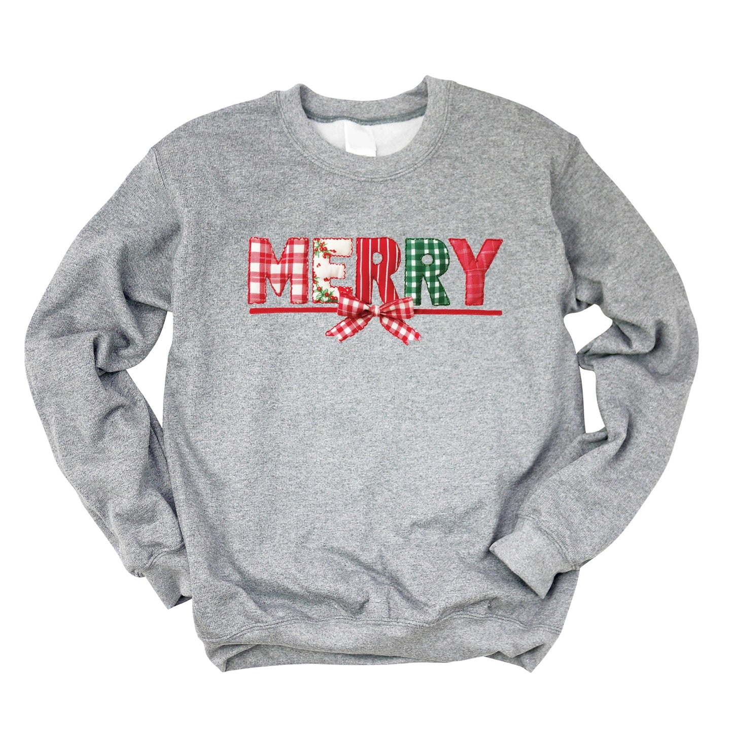 Merry Pattern Quilted Print - Women's Graphic Sweatshirt