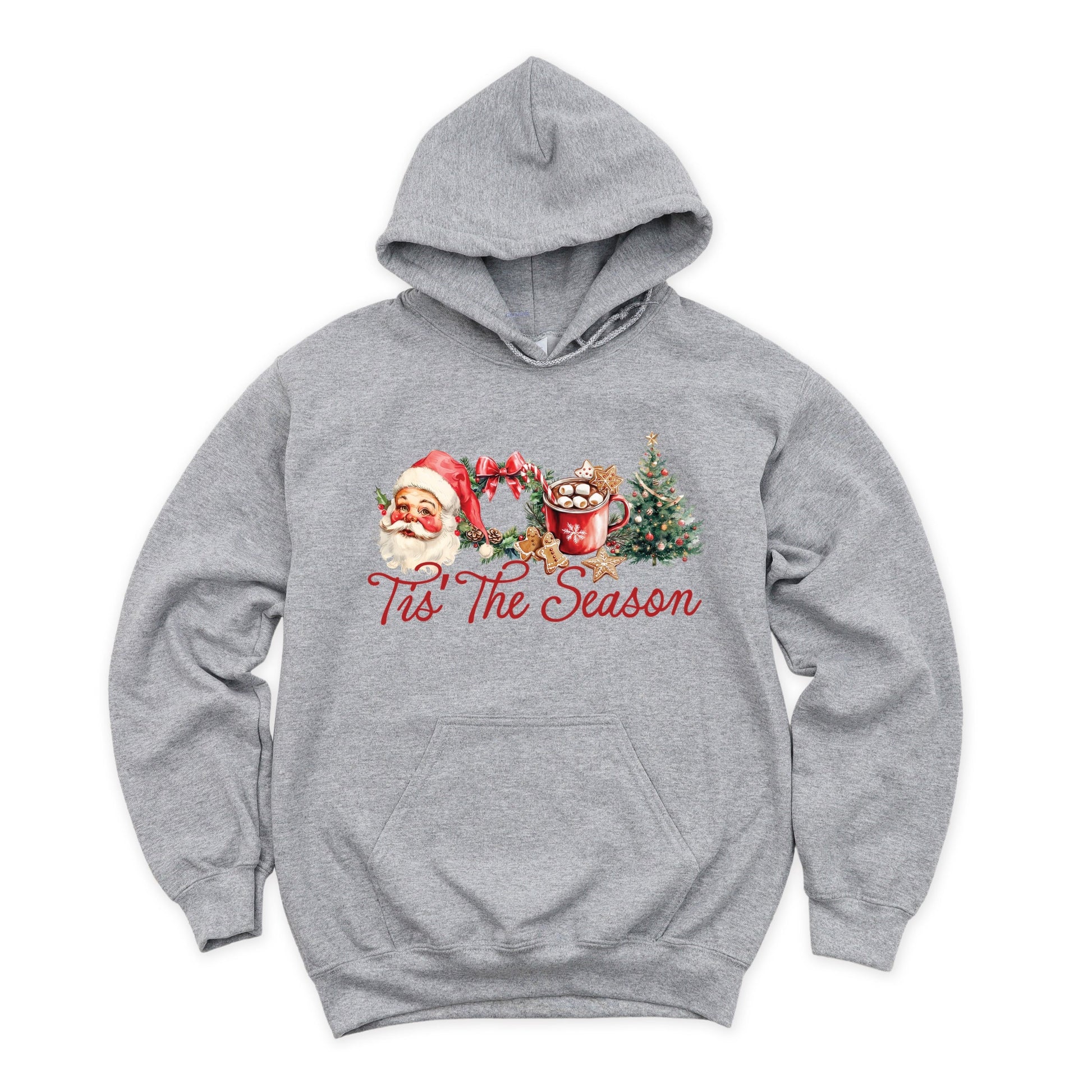 Tis' The Season Watercolor - Women's Graphic Hoodie