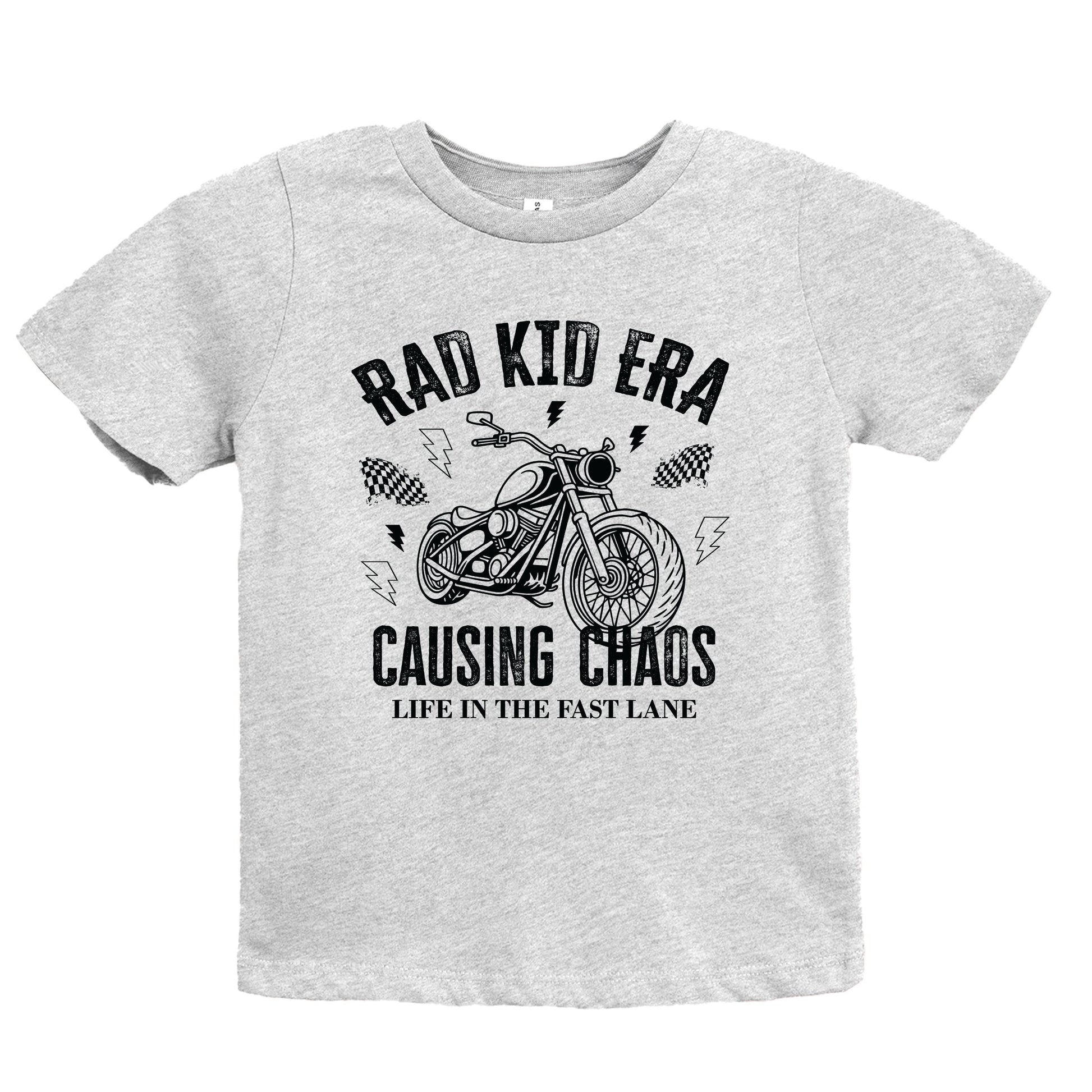 Rad Kid Era Causing Chaos - Youth Short Sleeve Graphic T-Shirt and Toddler Short Sleeve Graphic T-Shirt