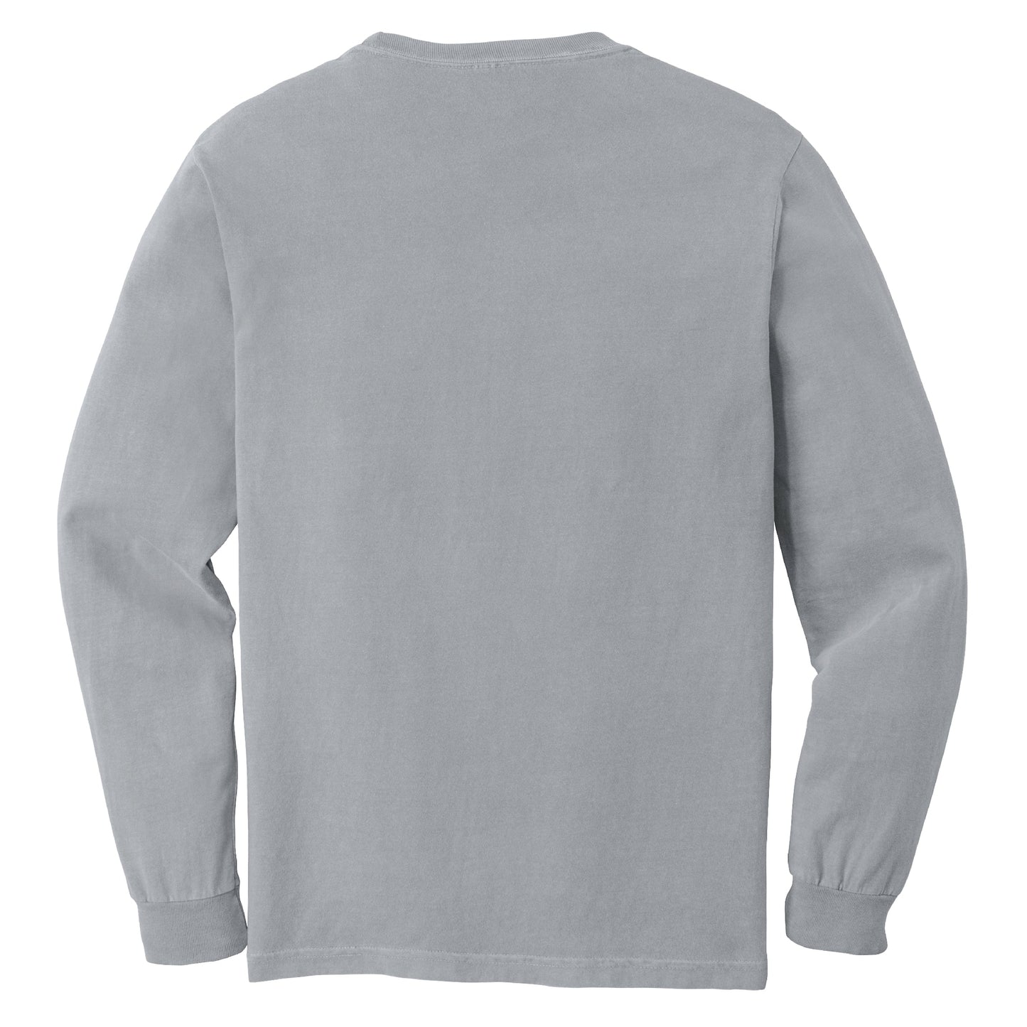 Fall Cursive Text Glitter - Women's Garment Dyed Long Sleeve Graphic T-Shirt