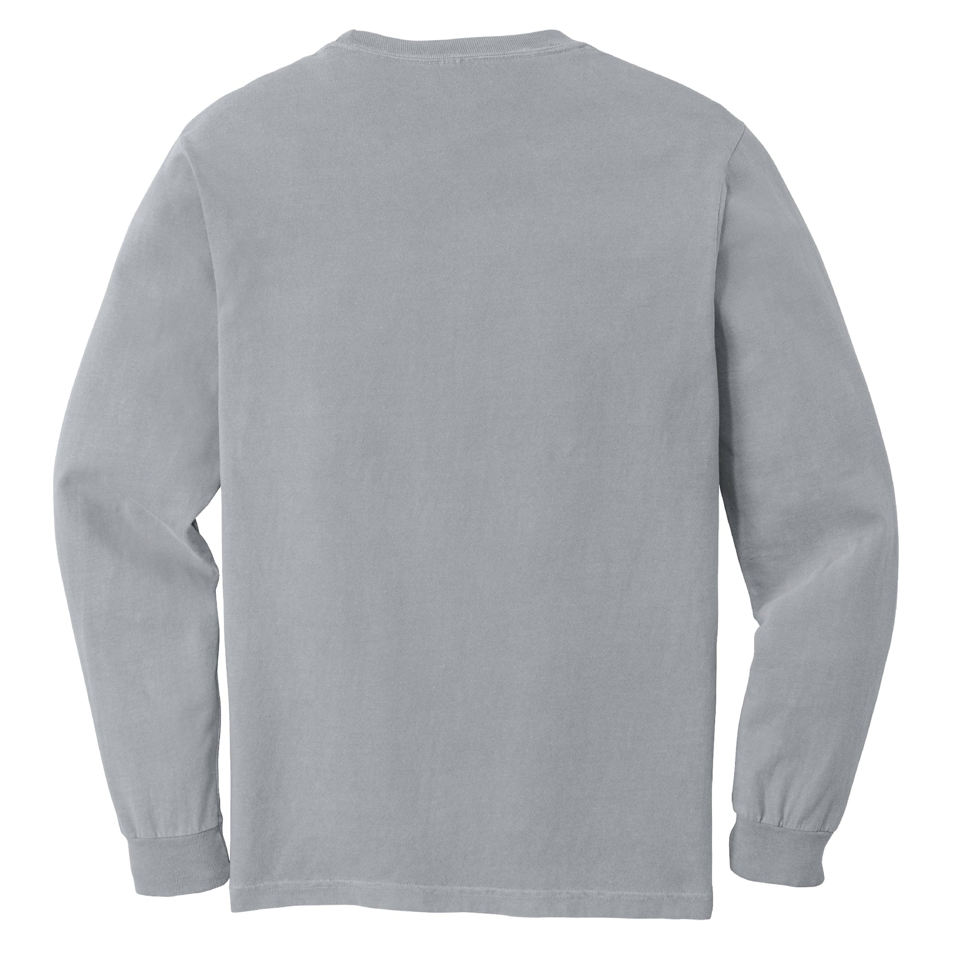 Fall Cursive Text Glitter - Women's Garment Dyed Long Sleeve Graphic T-Shirt