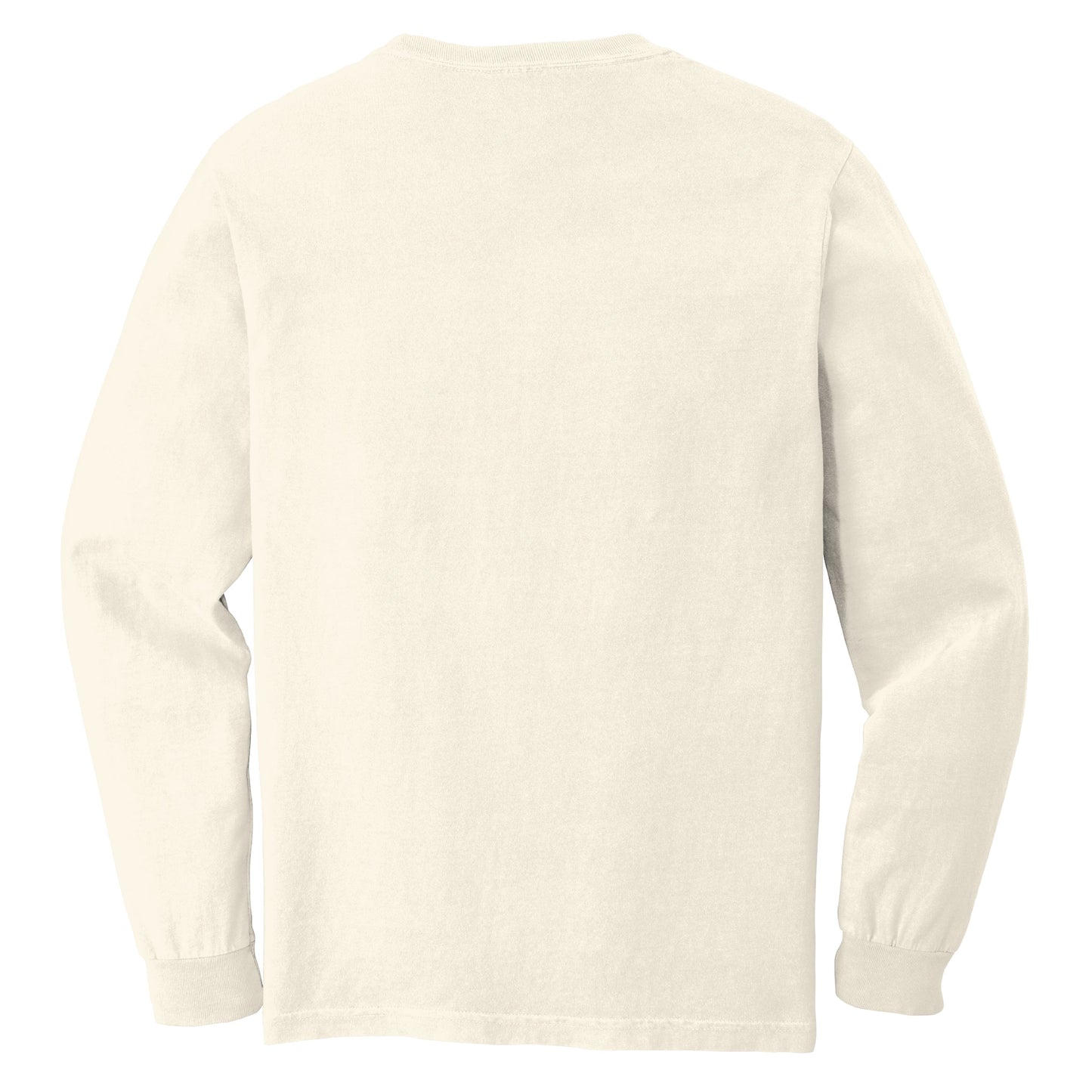 Fall Cursive Text Glitter - Women's Garment Dyed Long Sleeve Graphic T-Shirt