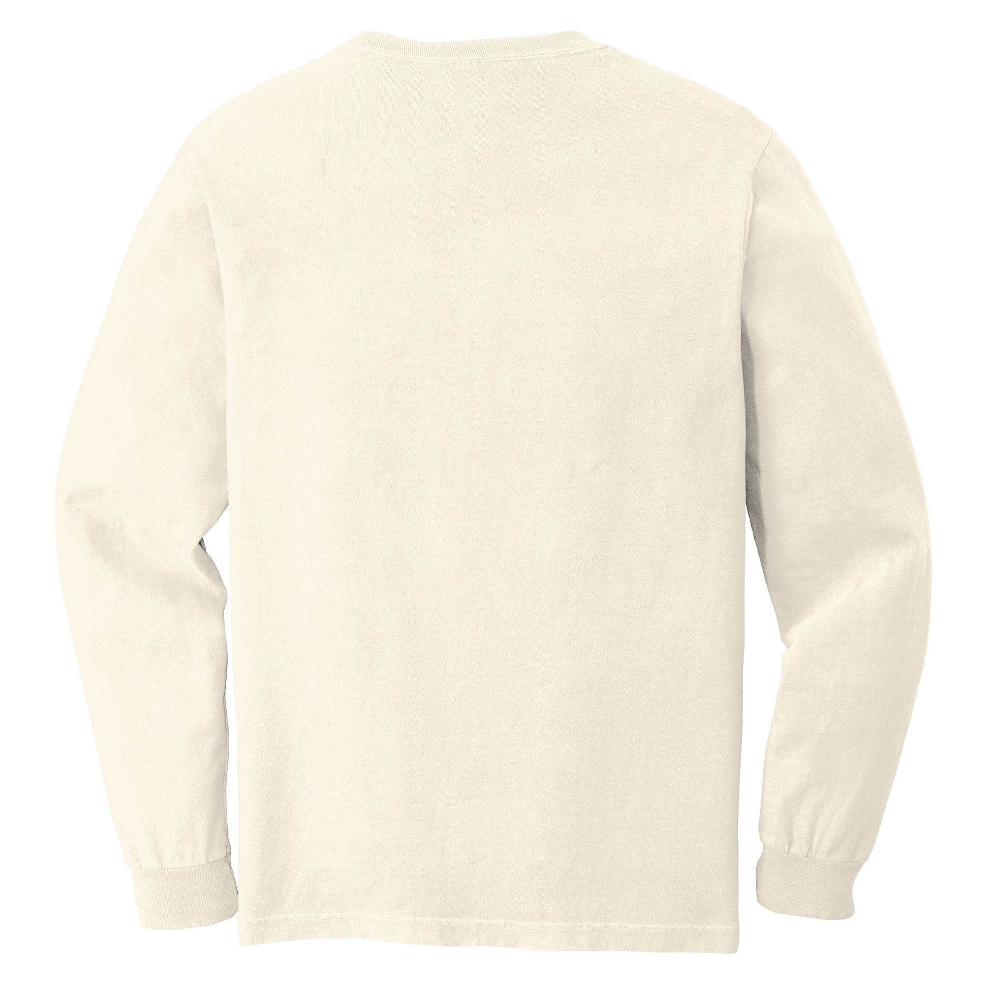 Fall Cursive Text Glitter - Women's Garment Dyed Long Sleeve Graphic T-Shirt