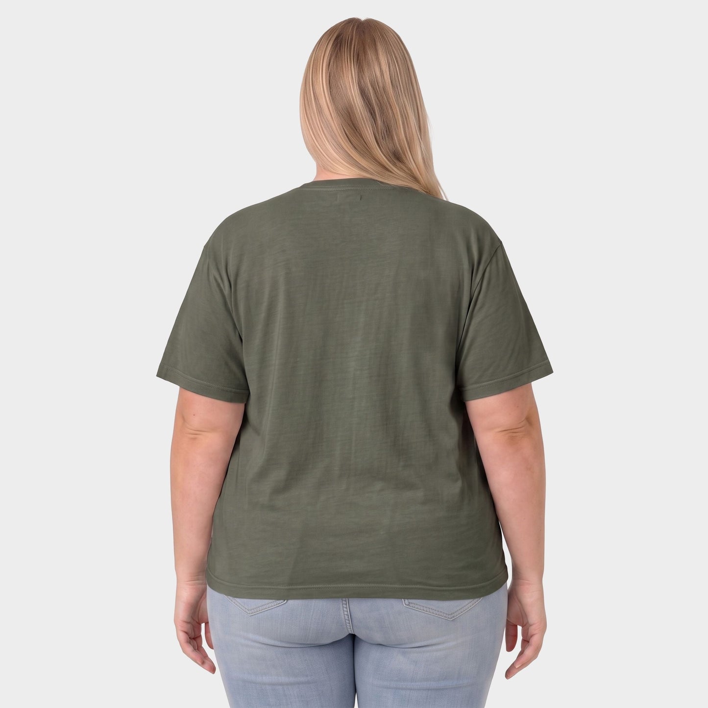 Fall Sunflowers Distressed - Women's Plus Sized Garment Dyed Graphic T-Shirt
