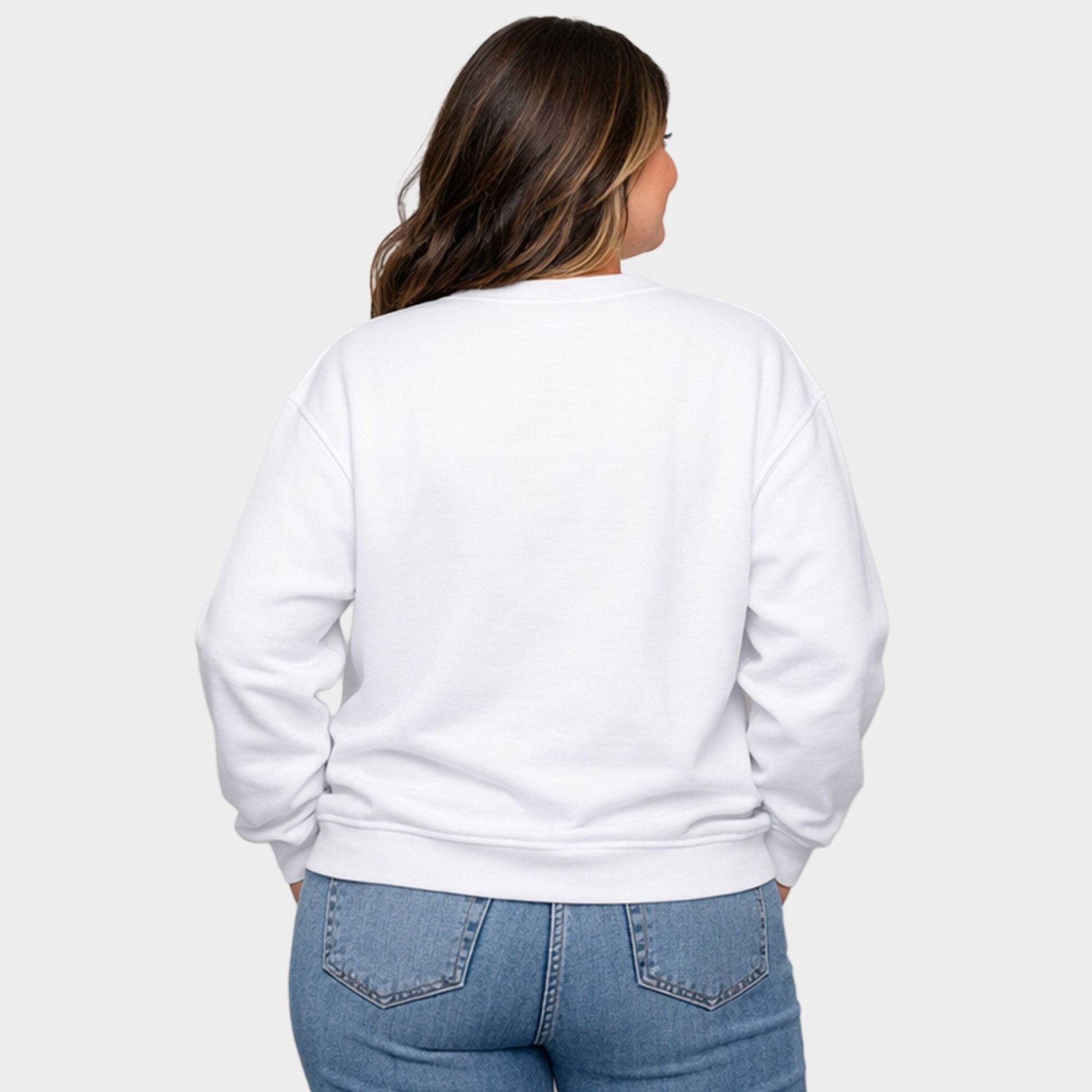 Pumpkin Season Pattern Stars - Women's Plus Sized Graphic Sweatshirt